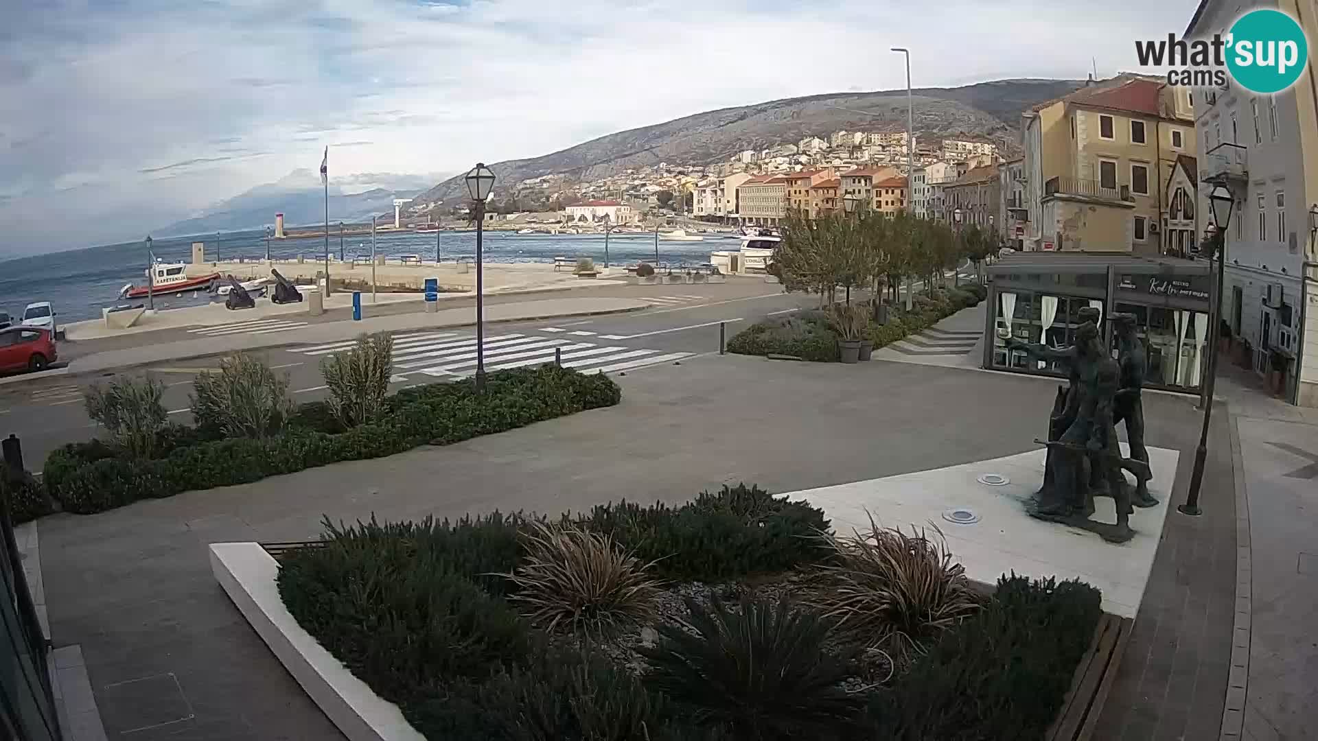 Live-Webcam Senj Riva – direkt am Meer – Kroatien