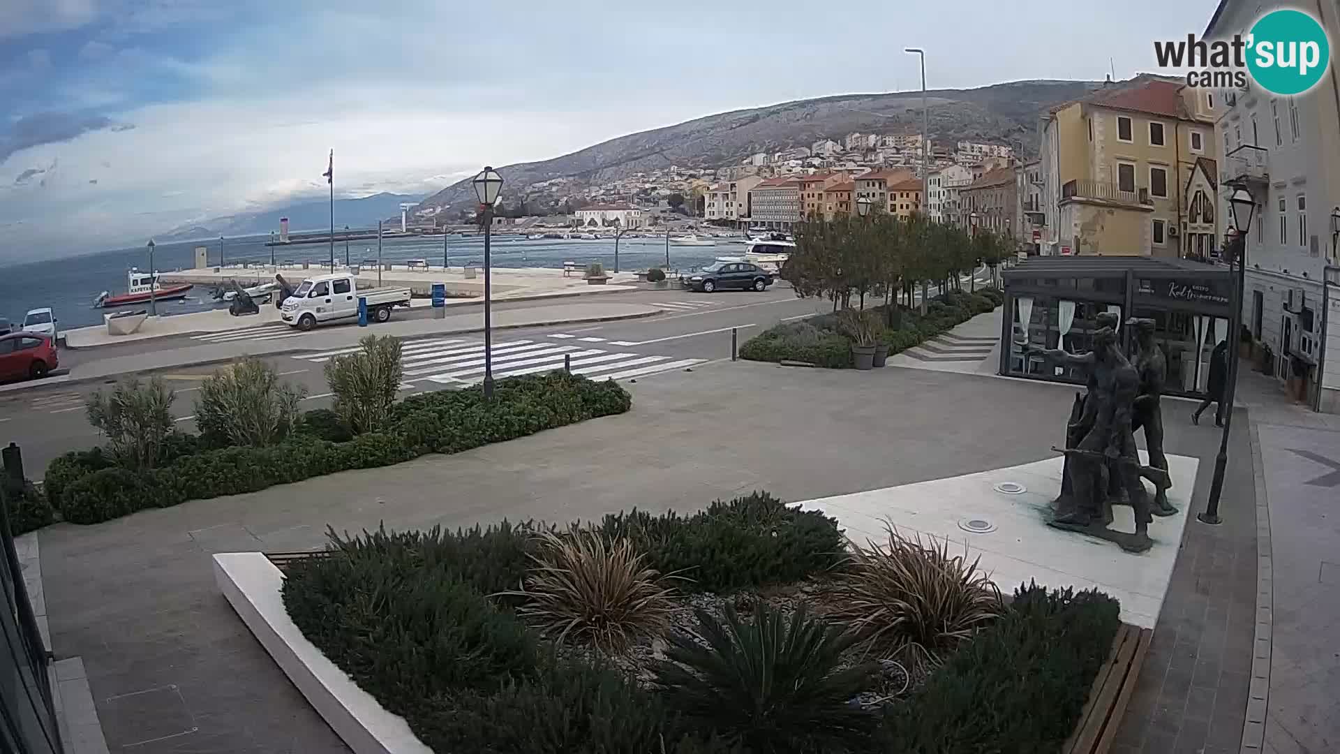 Live-Webcam Senj Riva – direkt am Meer – Kroatien