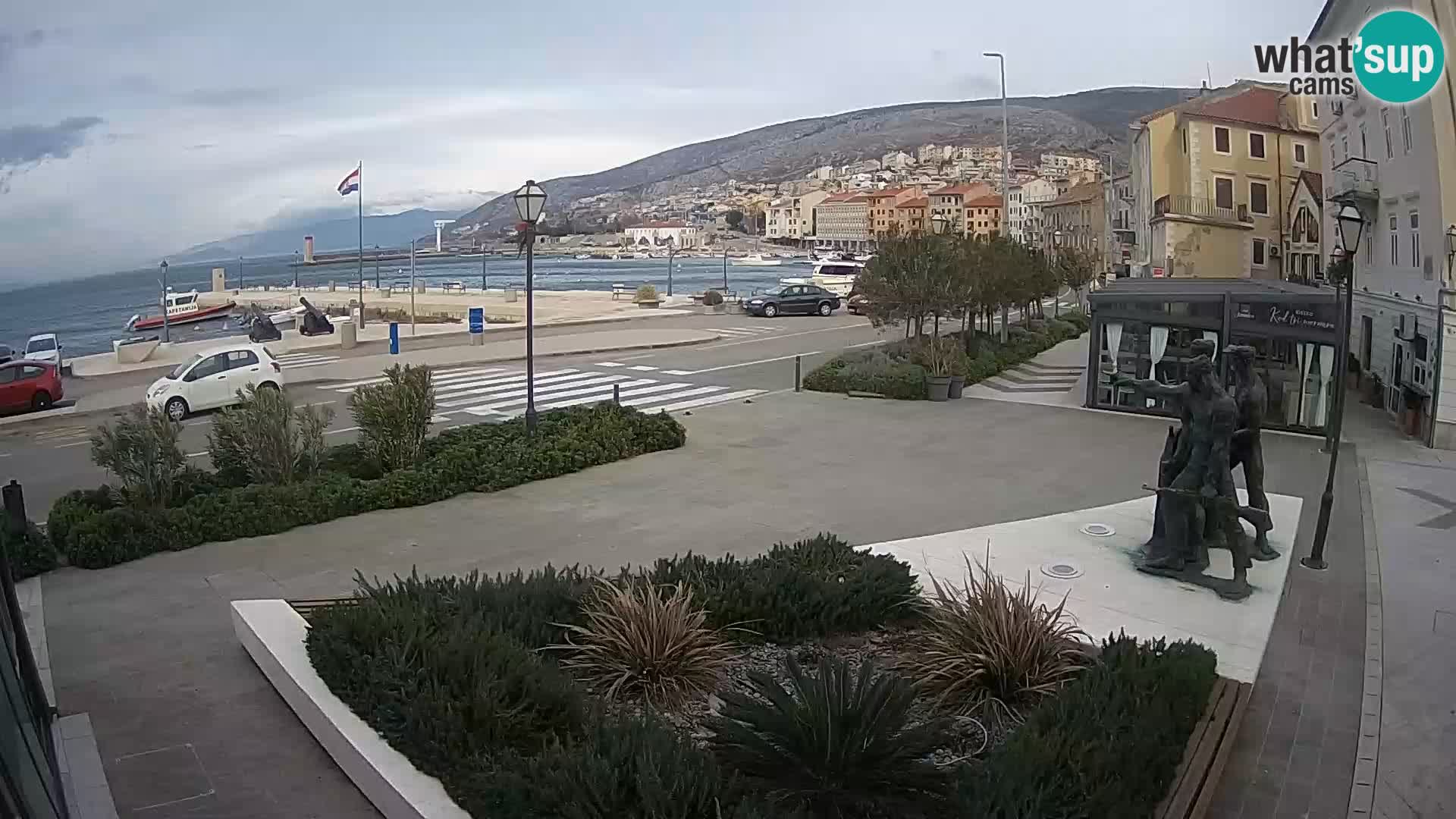 Webcam en vivo Senj riva – paseo marítimo