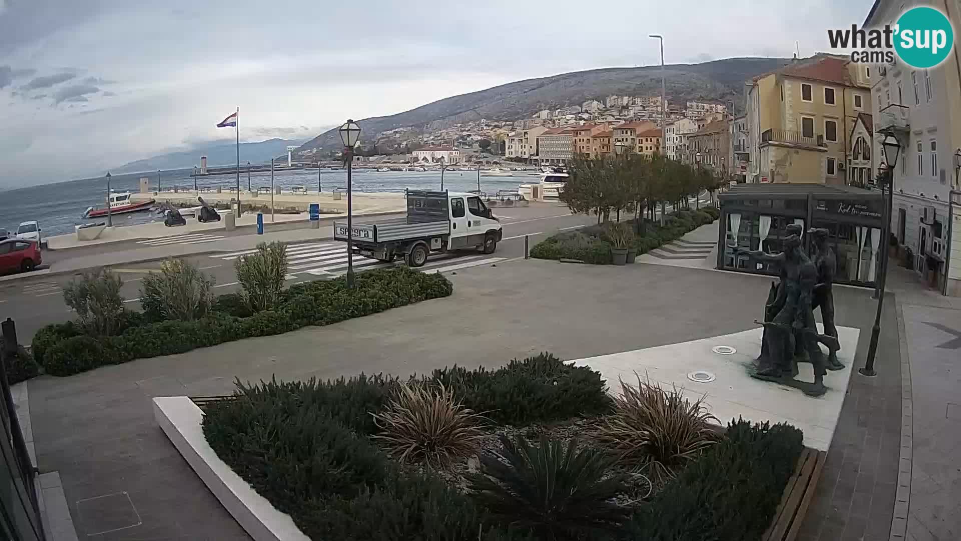 Webcam en vivo Senj riva – paseo marítimo