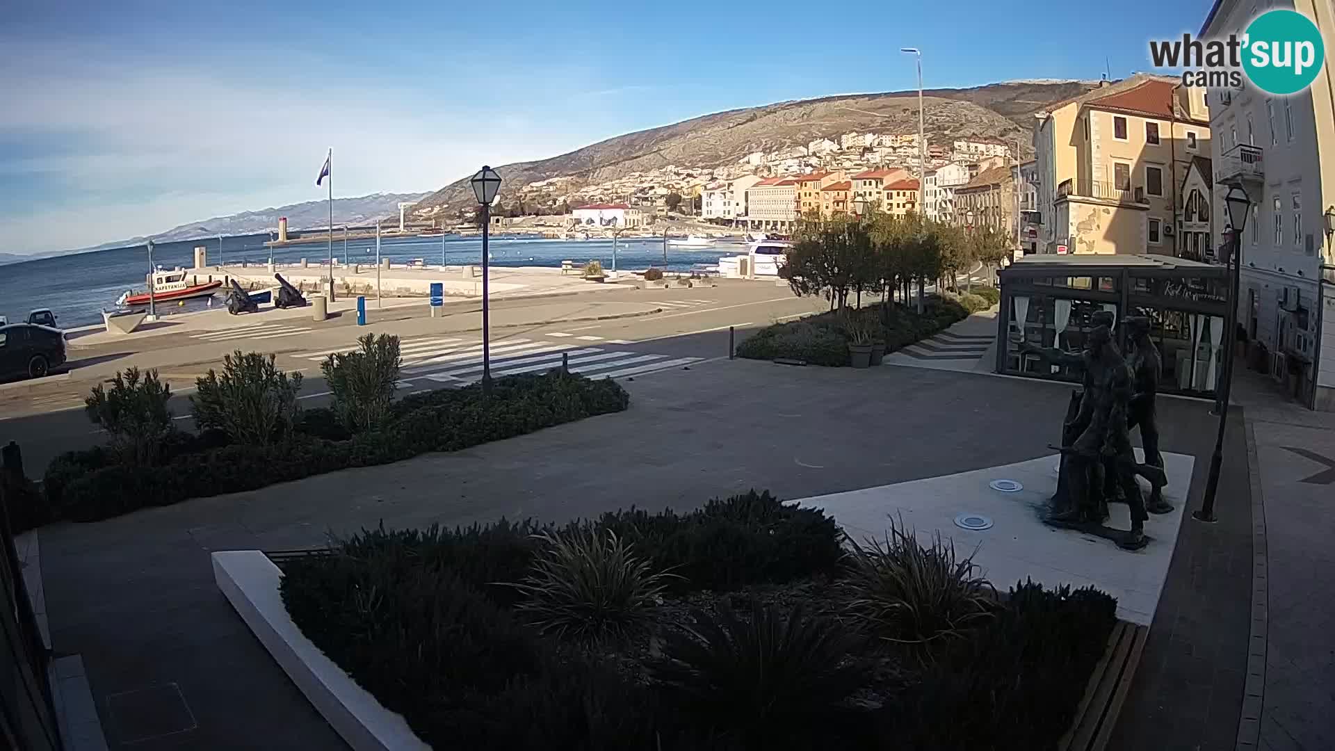 Live webcam Senj riva – seafront – Croatia