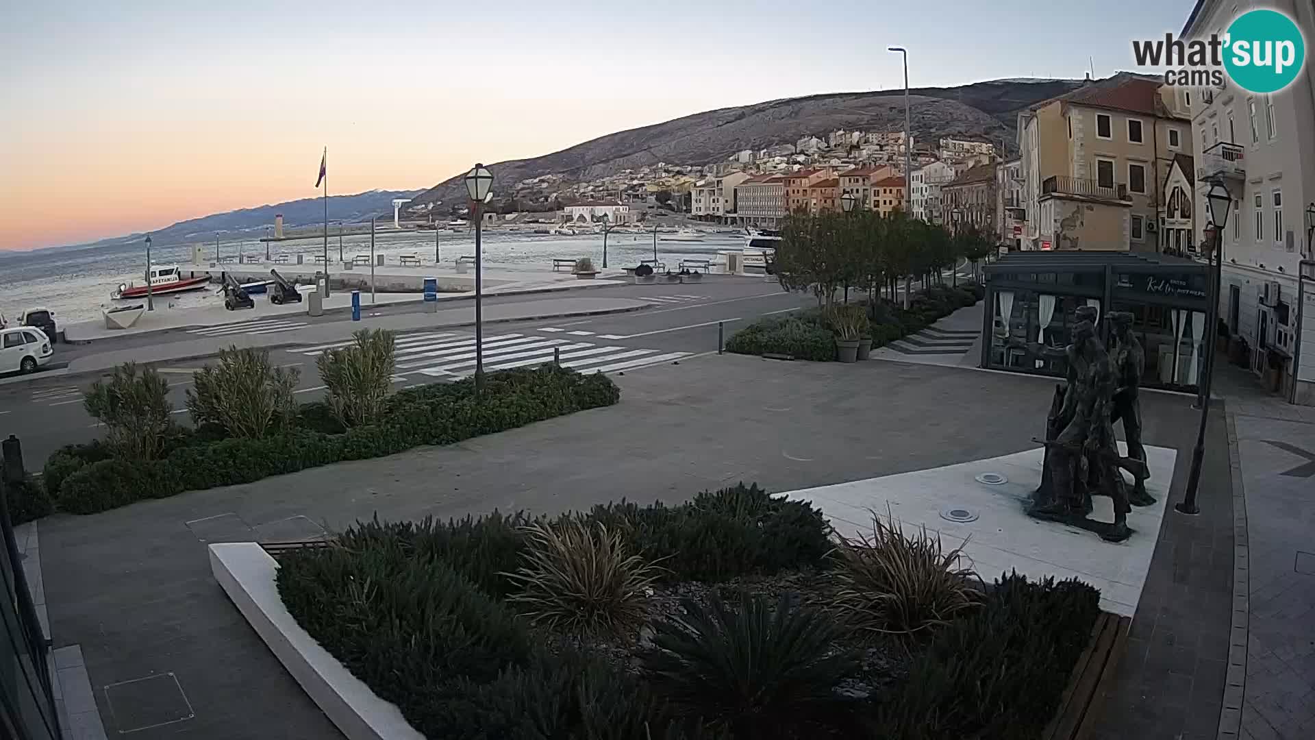 Live webcam Senj riva – seafront – Croatia