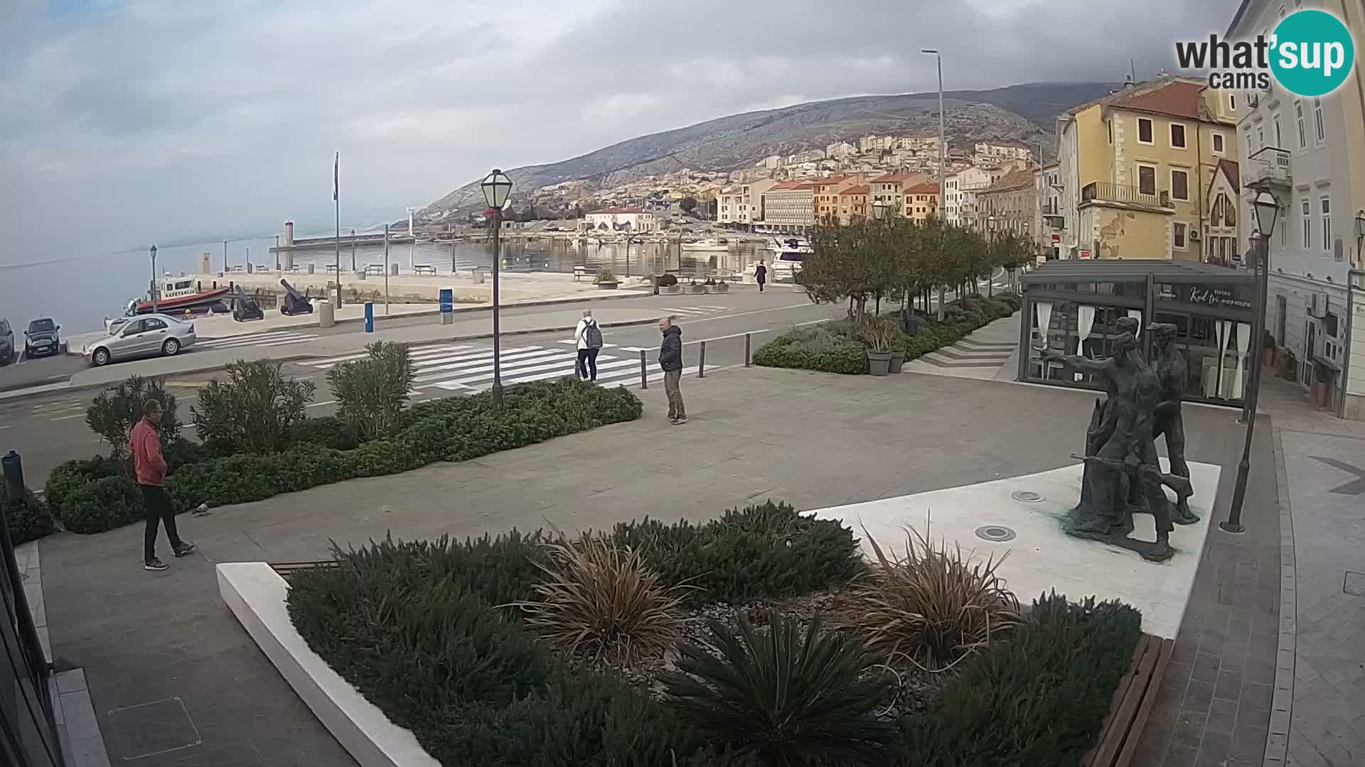 Live webcam Senj riva – fronte mare