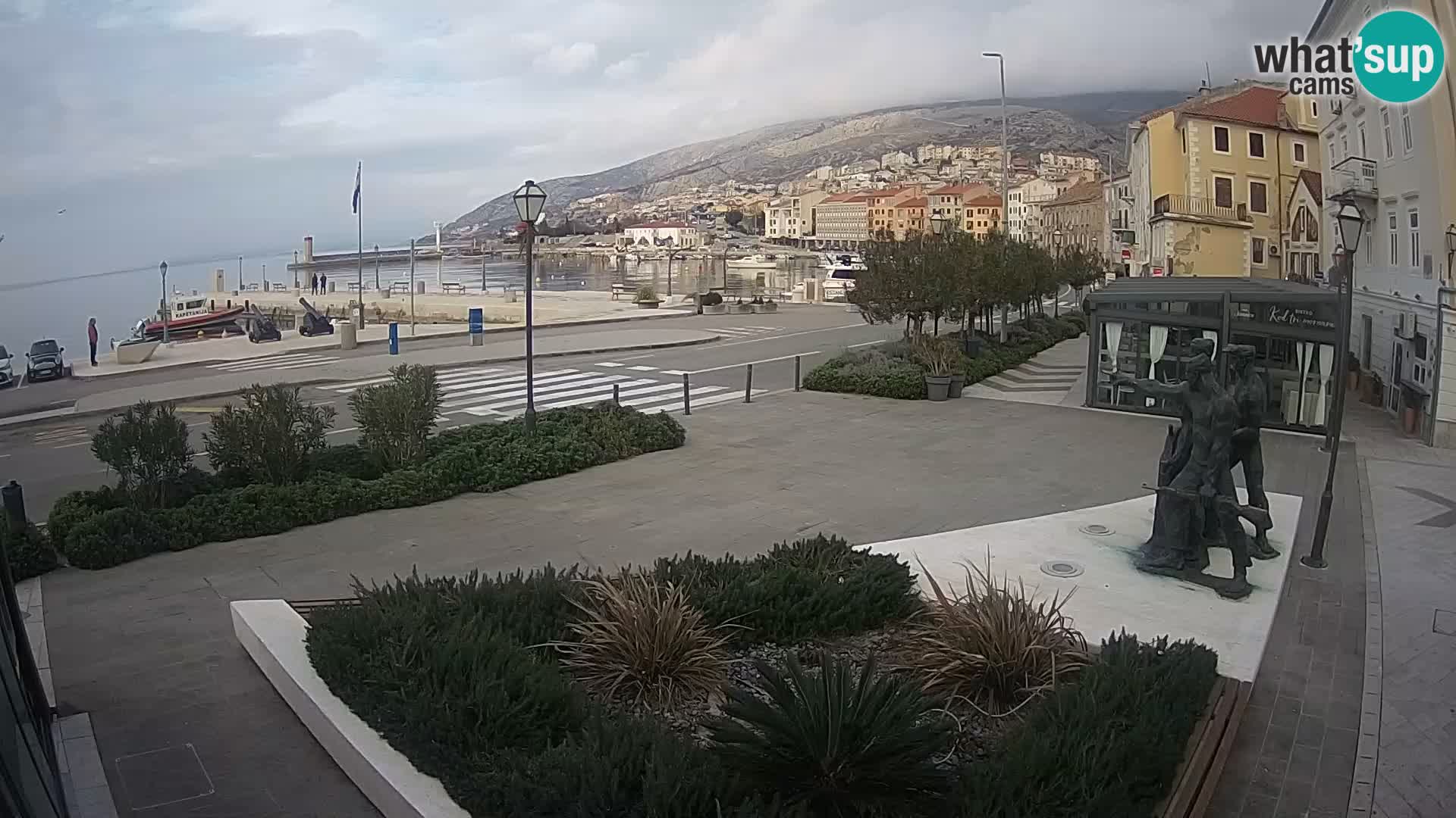 Live-Webcam Senj Riva – direkt am Meer – Kroatien