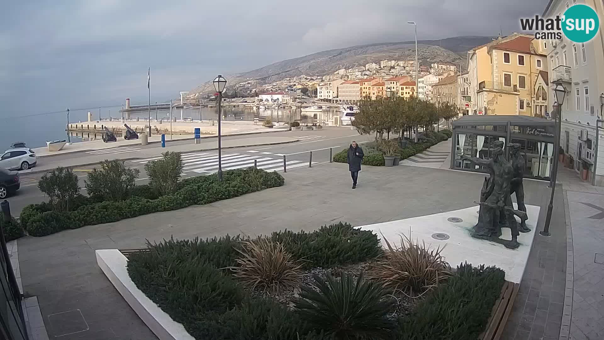 Live webcam Senj riva – fronte mare