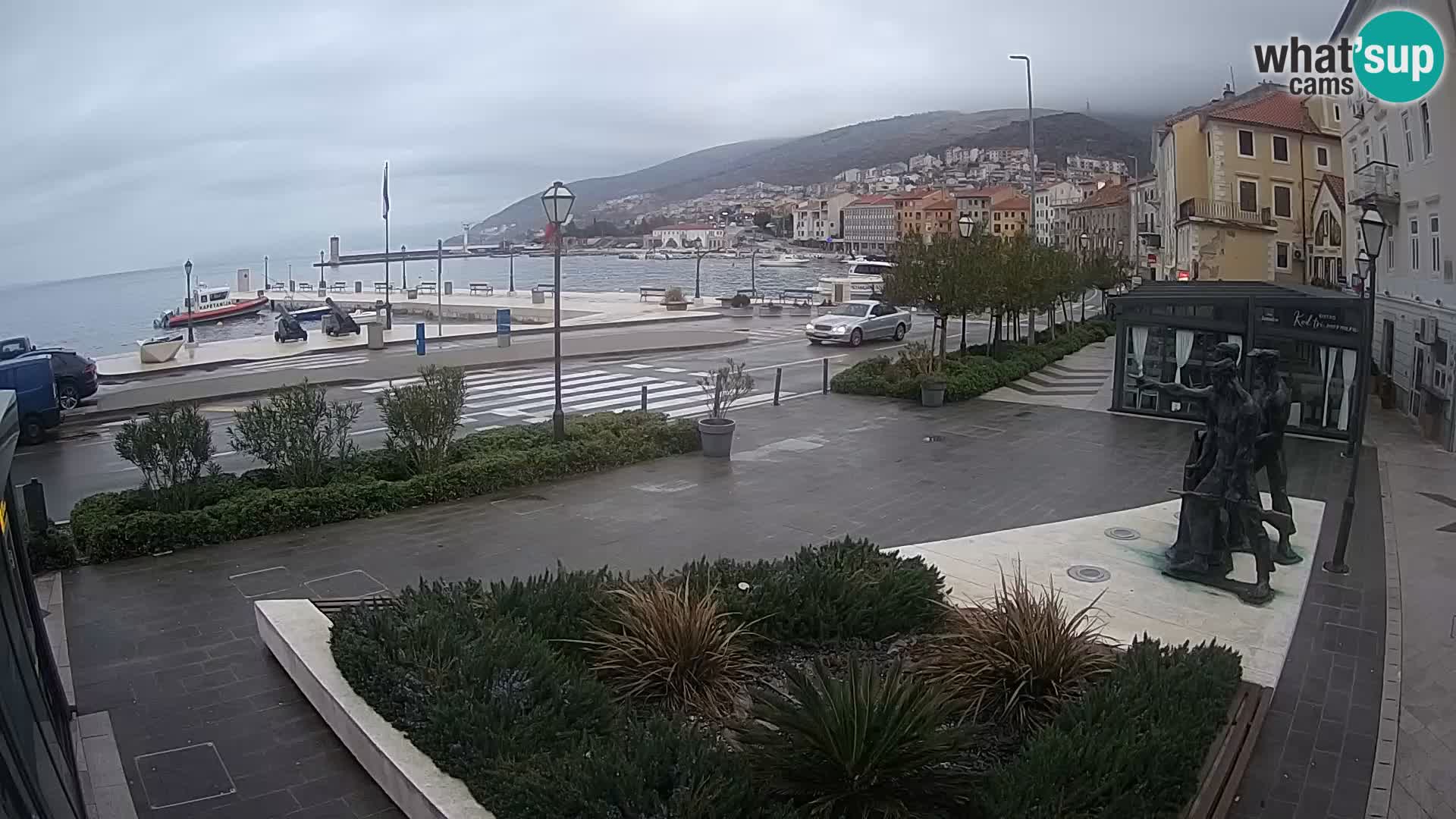 Live-Webcam Senj Riva – direkt am Meer – Kroatien