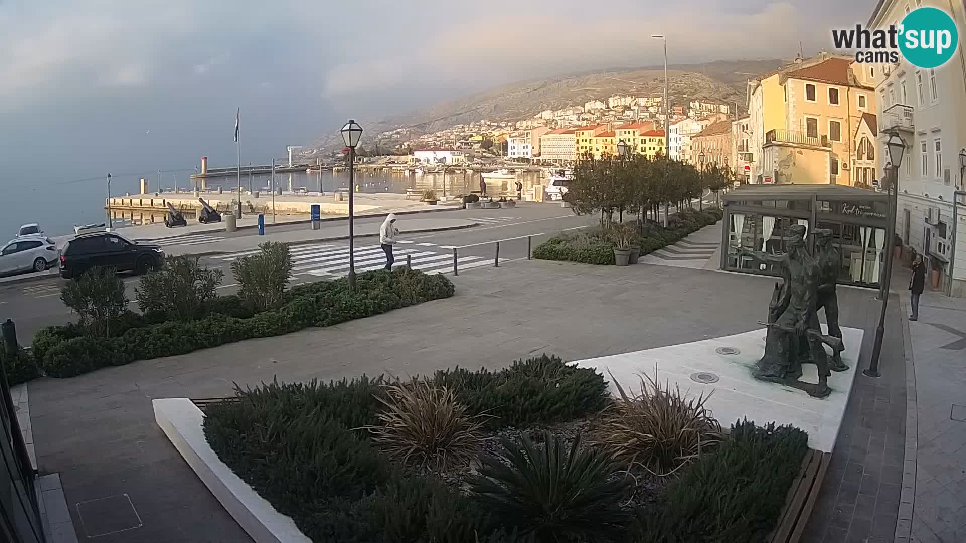 Live webcam Senj riva – fronte mare