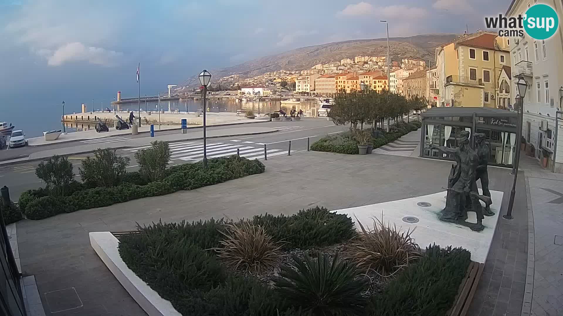 Live webcam Senj riva – fronte mare