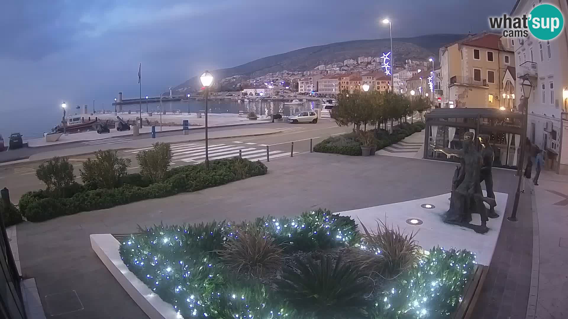 Live webcam Senj riva – fronte mare