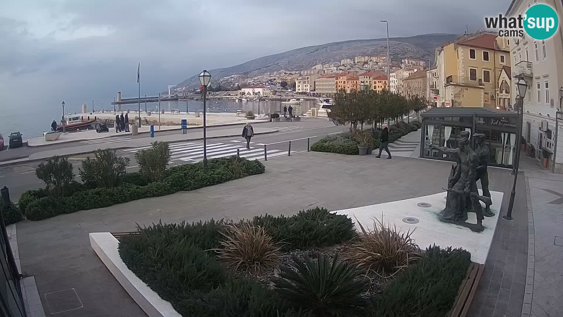 Live-Webcam Senj Riva – direkt am Meer – Kroatien