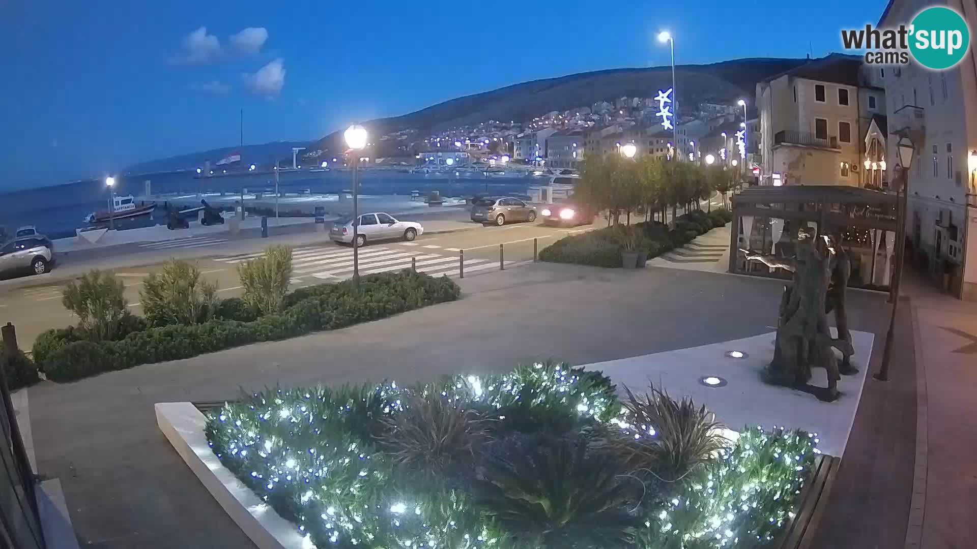 Live-Webcam Senj Riva – direkt am Meer – Kroatien