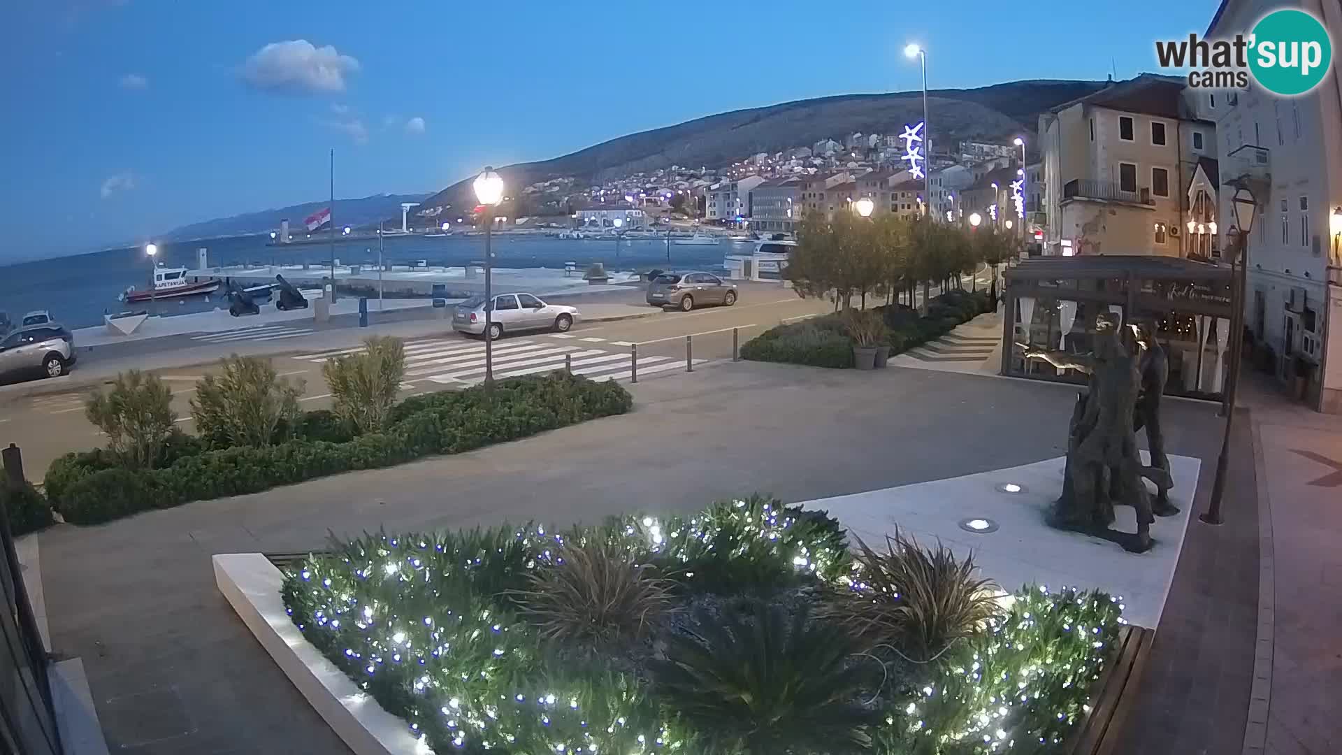 Live webcam Senj riva – seafront – Croatia