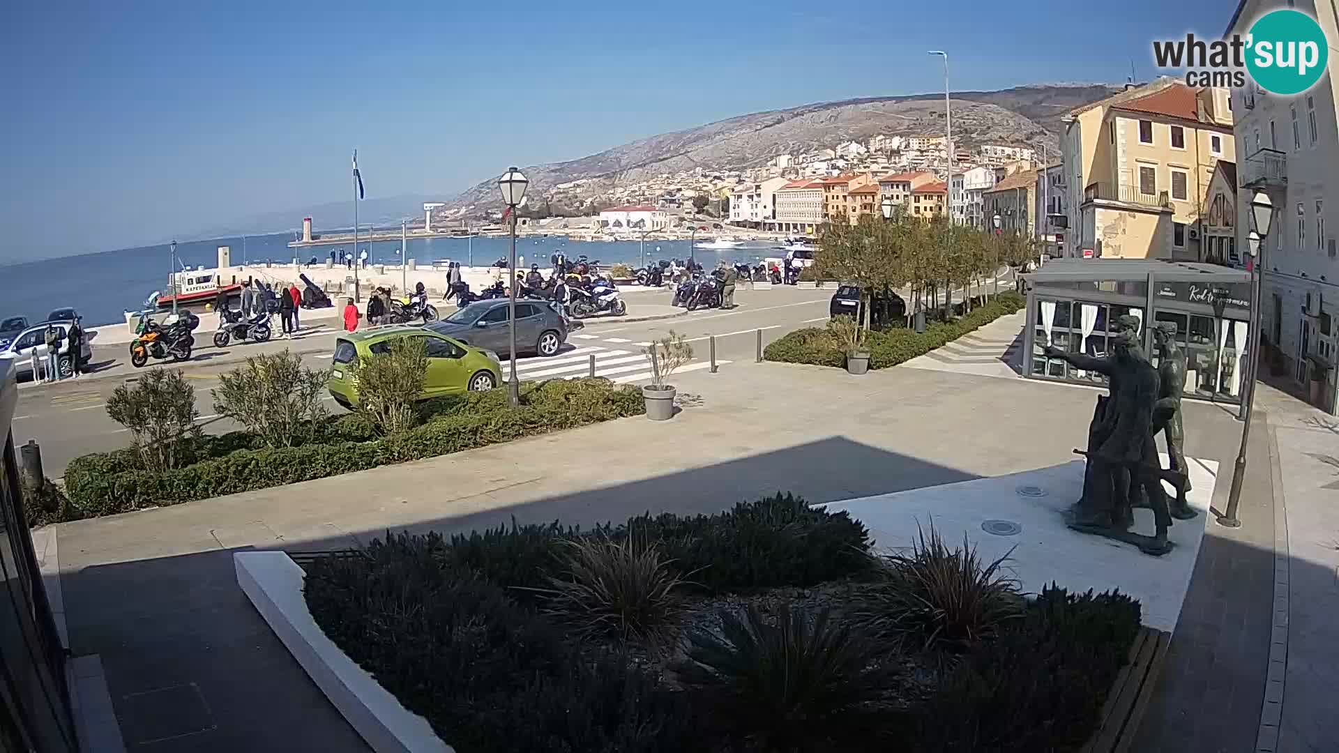 Live webcam Senj riva – fronte mare