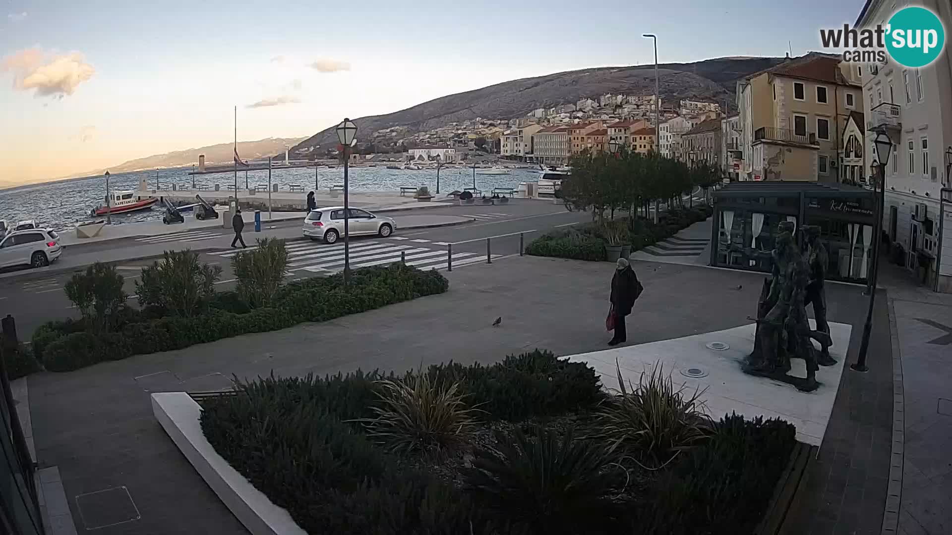 Live webcam Senj riva – fronte mare