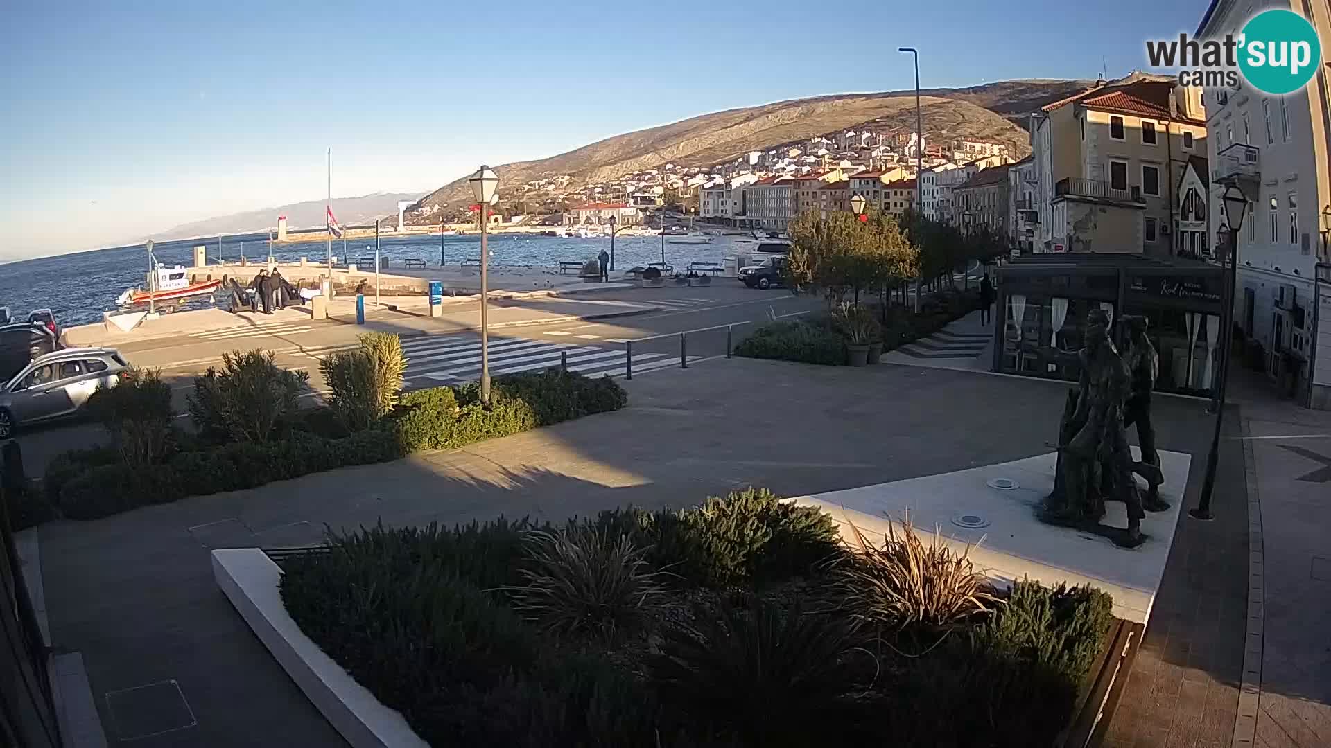 Live-Webcam Senj Riva – direkt am Meer – Kroatien