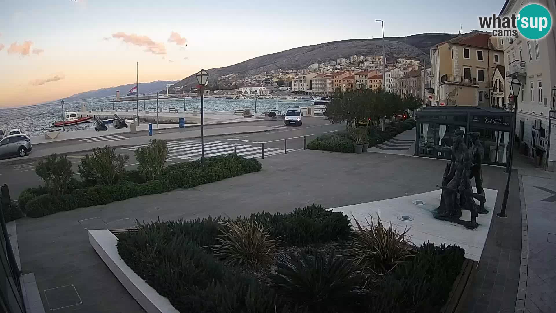 Live webcam Senj riva – seafront – Croatia