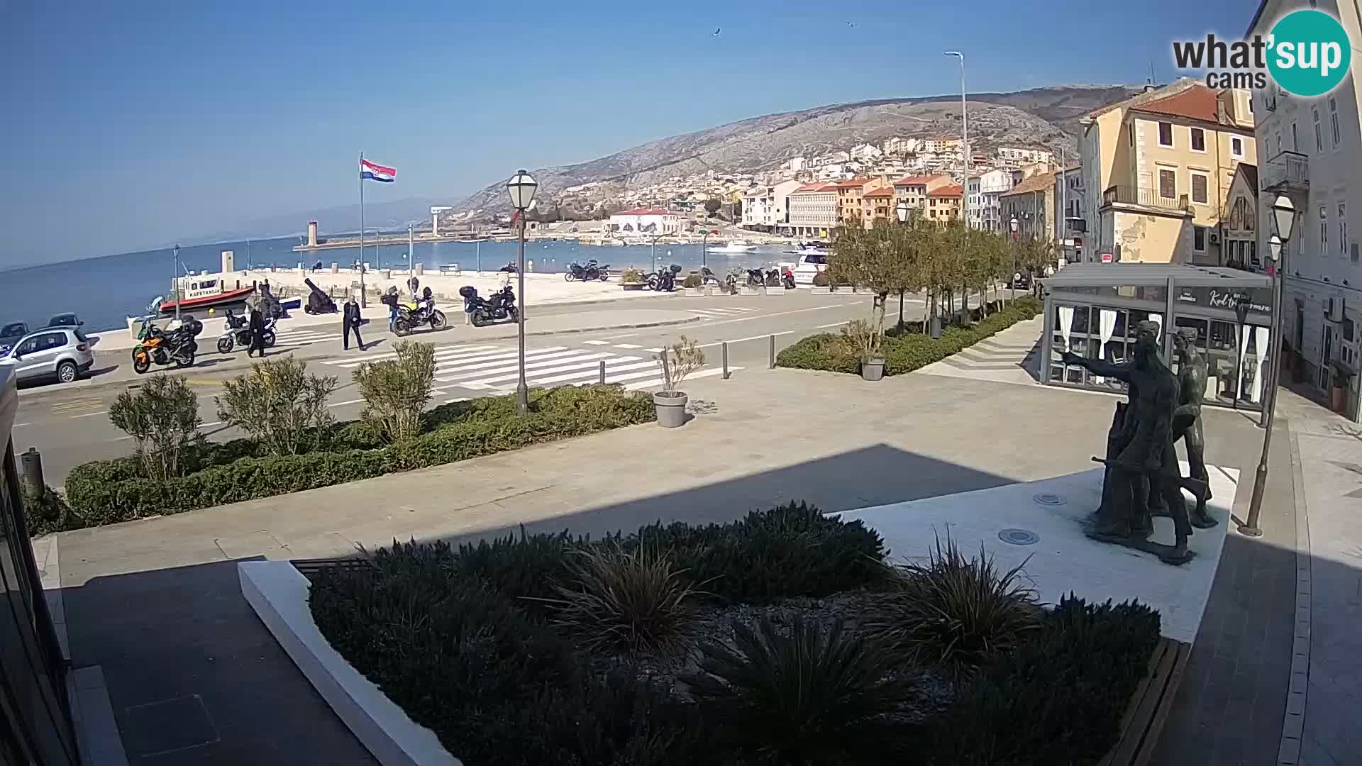 Webcam en vivo Senj riva – paseo marítimo