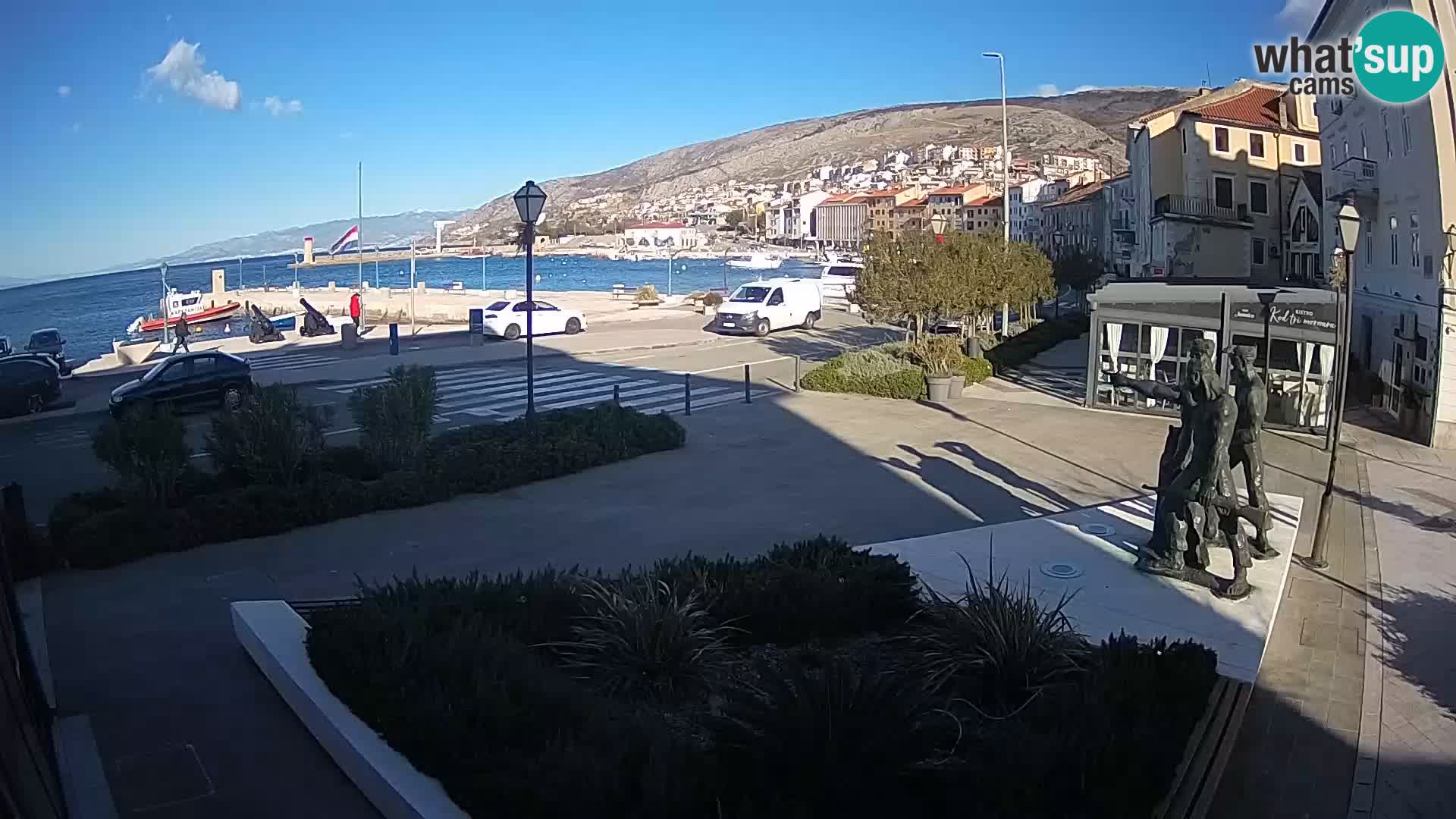 Live webcam Senj riva – seafront – Croatia