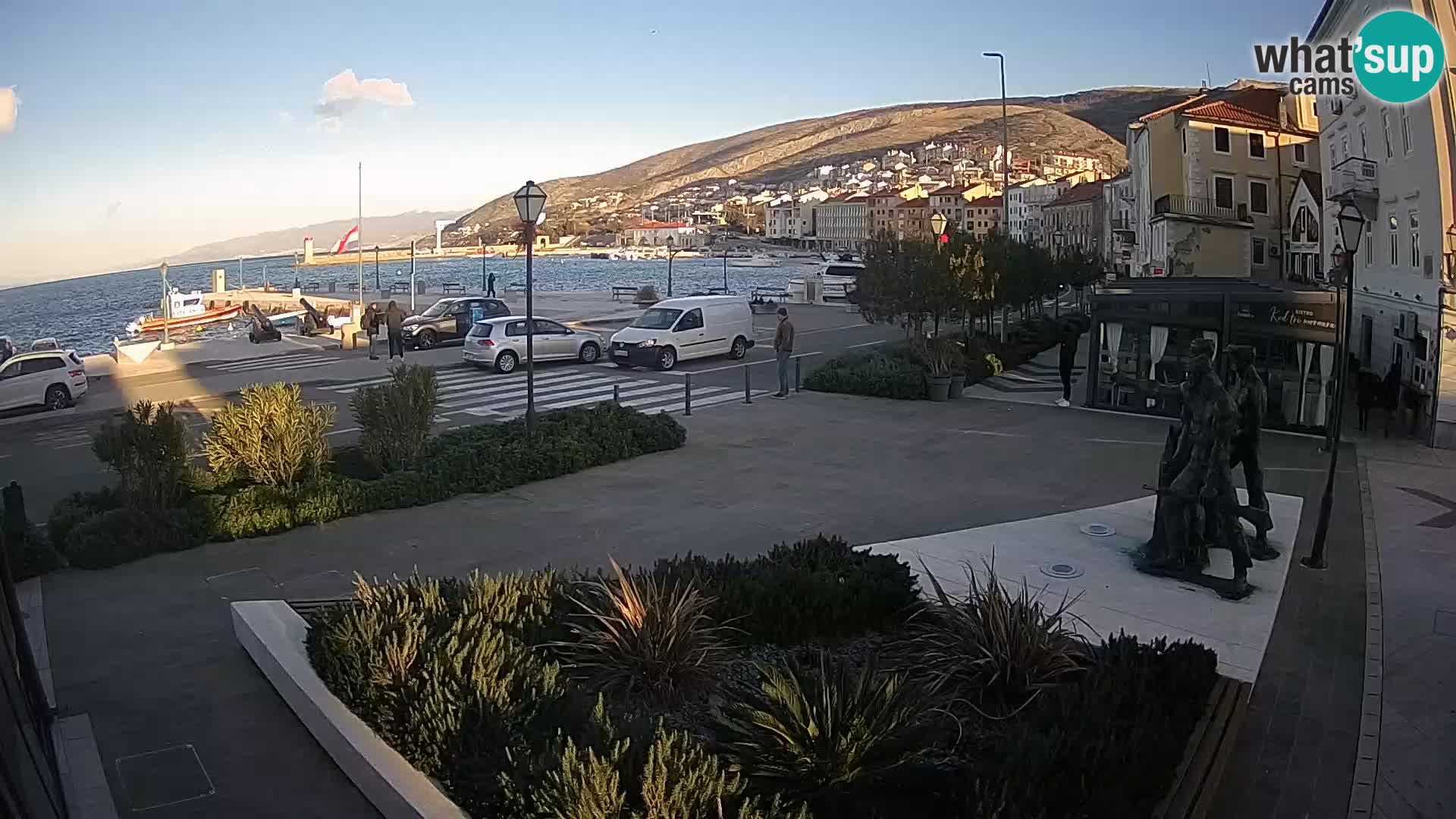 Live-Webcam Senj Riva – direkt am Meer – Kroatien