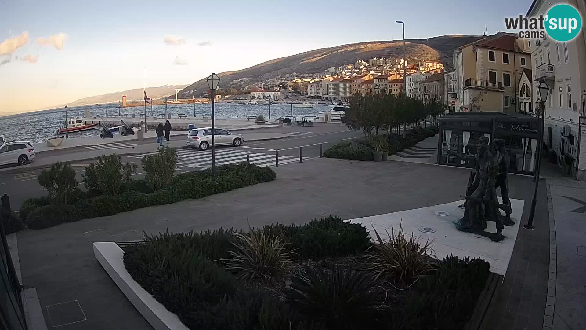 Live-Webcam Senj Riva – direkt am Meer – Kroatien