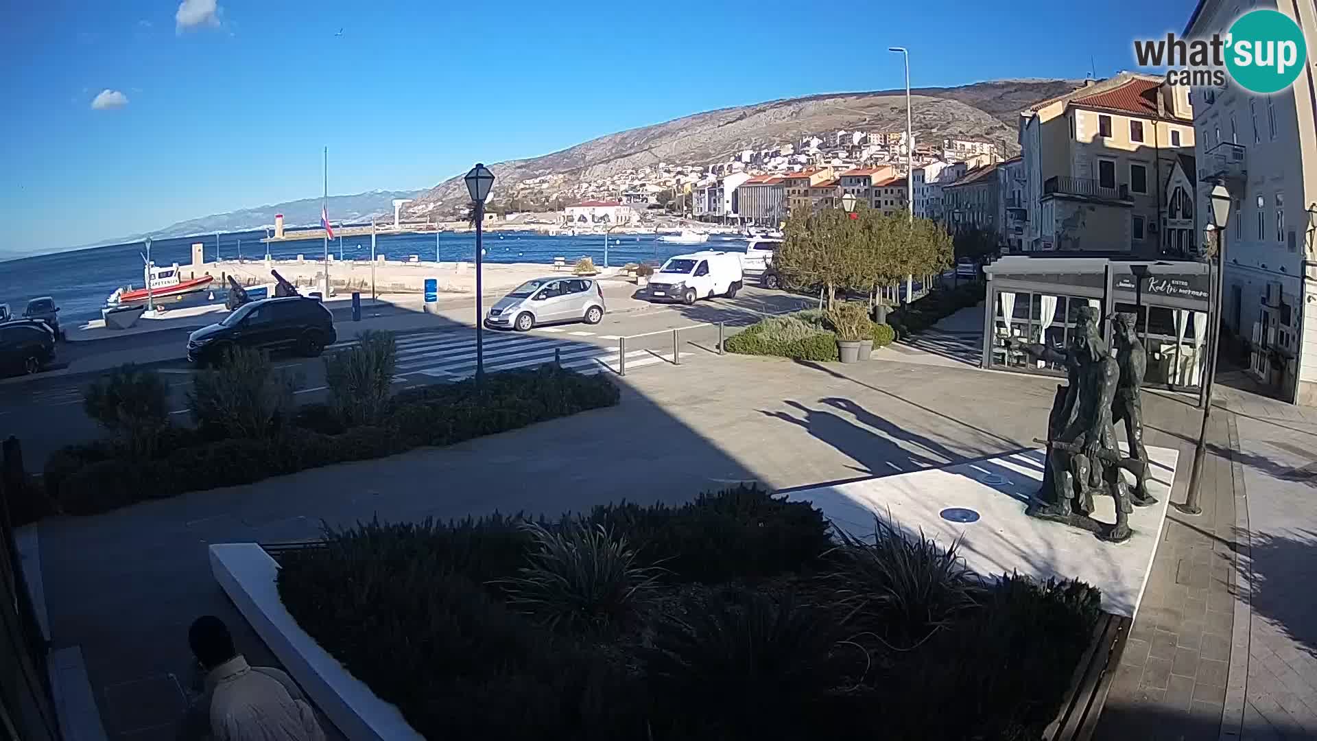 Live webcam Senj riva – seafront – Croatia