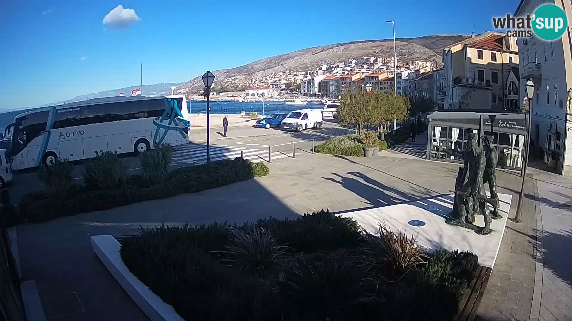 Live webcam Senj riva – seafront – Croatia