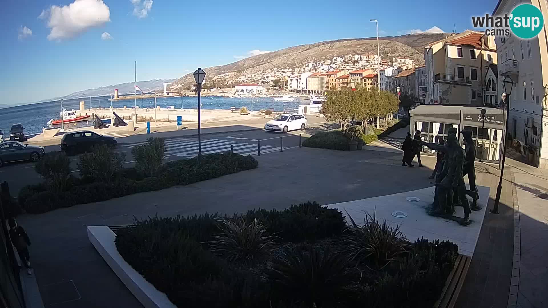 Live webcam Senj riva – seafront – Croatia