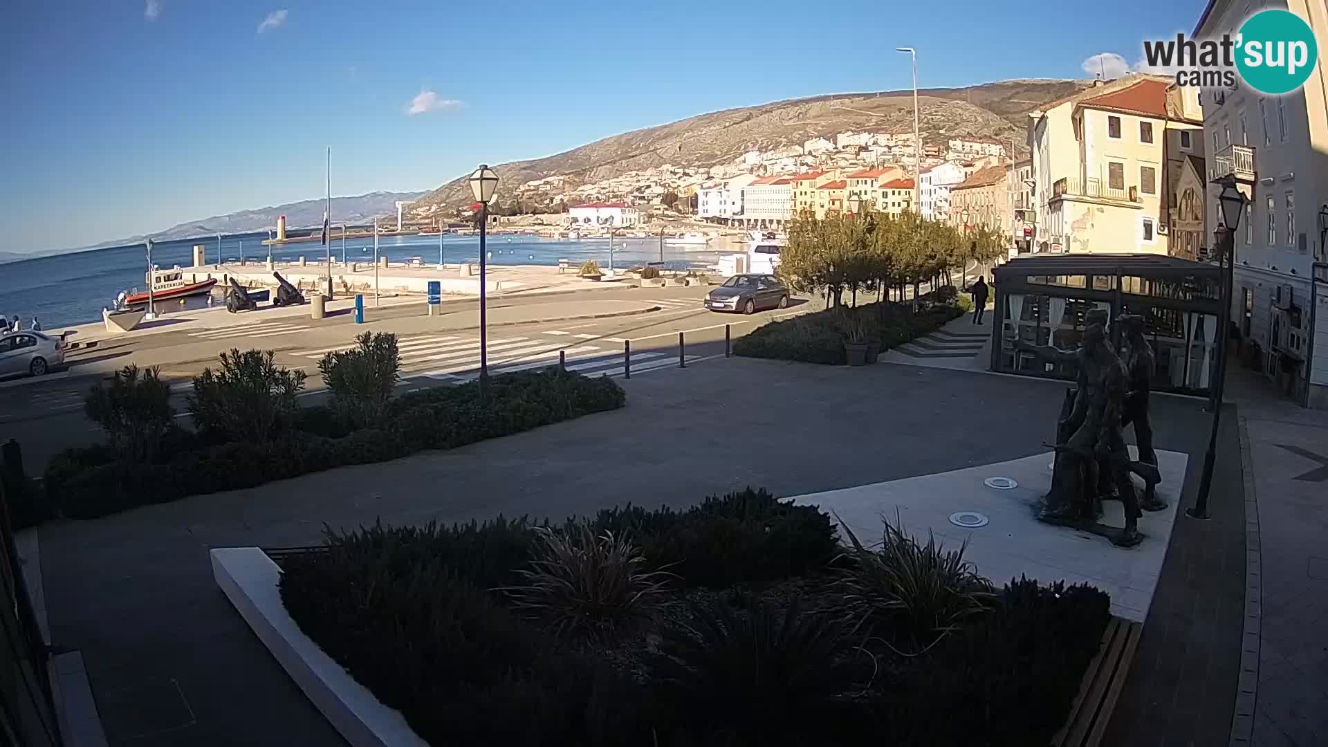 Live webcam Senj riva – seafront – Croatia