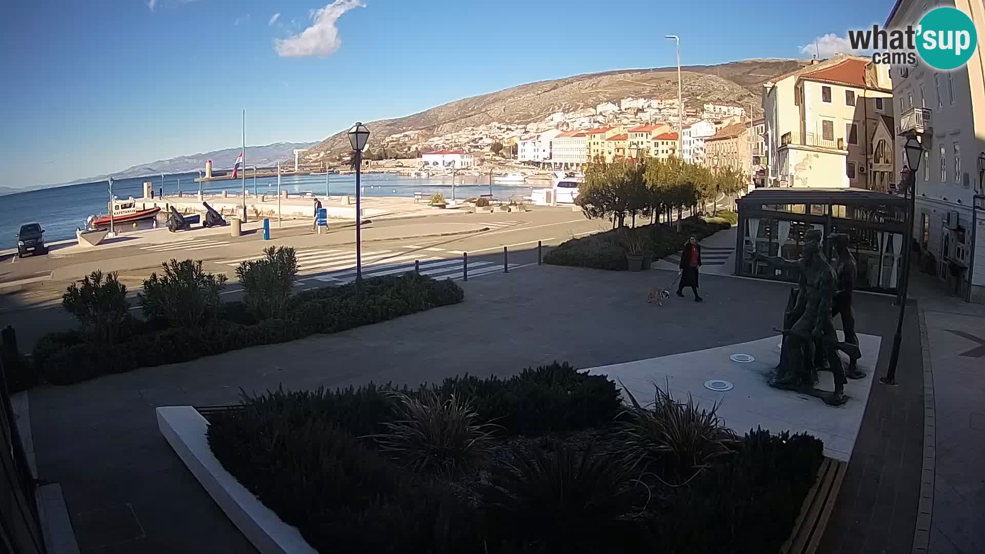 Live webcam Senj riva – fronte mare