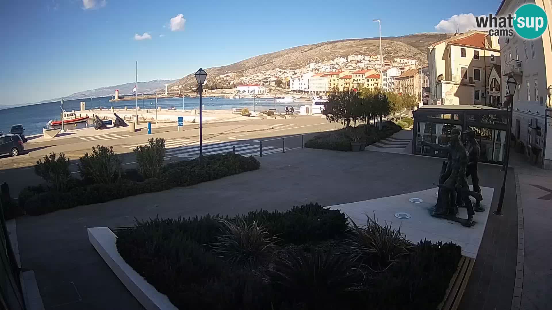 Live-Webcam Senj Riva – direkt am Meer – Kroatien