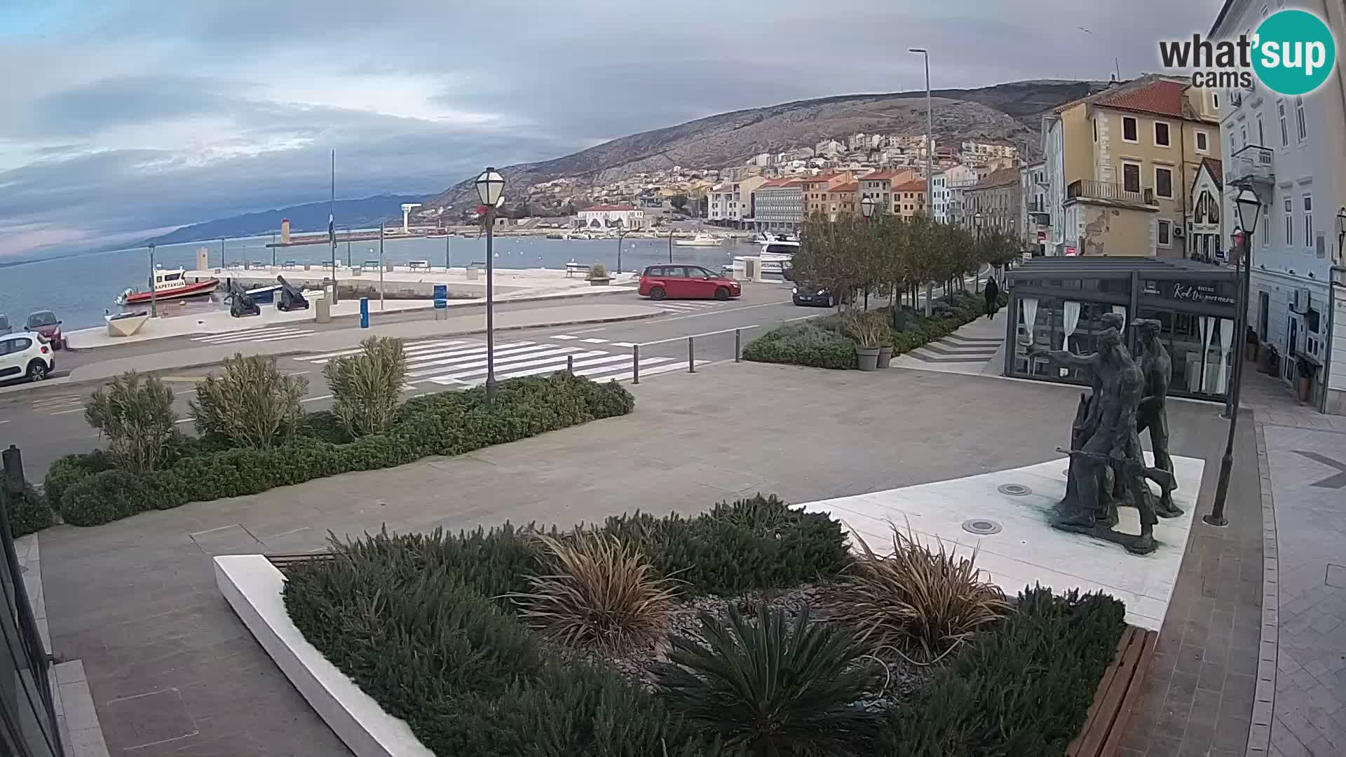 Live webcam Senj riva – fronte mare