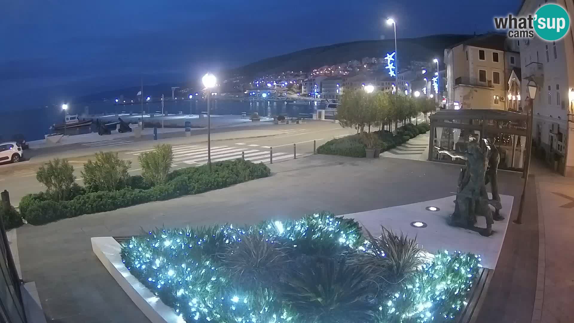 Live-Webcam Senj Riva – direkt am Meer – Kroatien