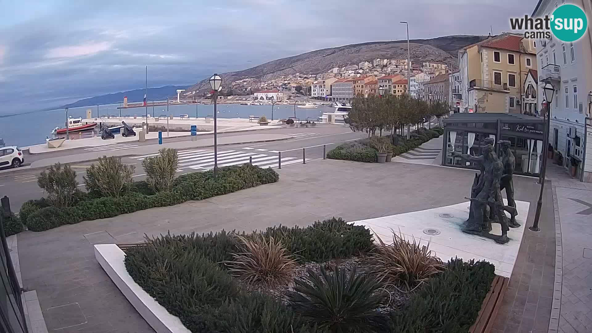 Live-Webcam Senj Riva – direkt am Meer – Kroatien