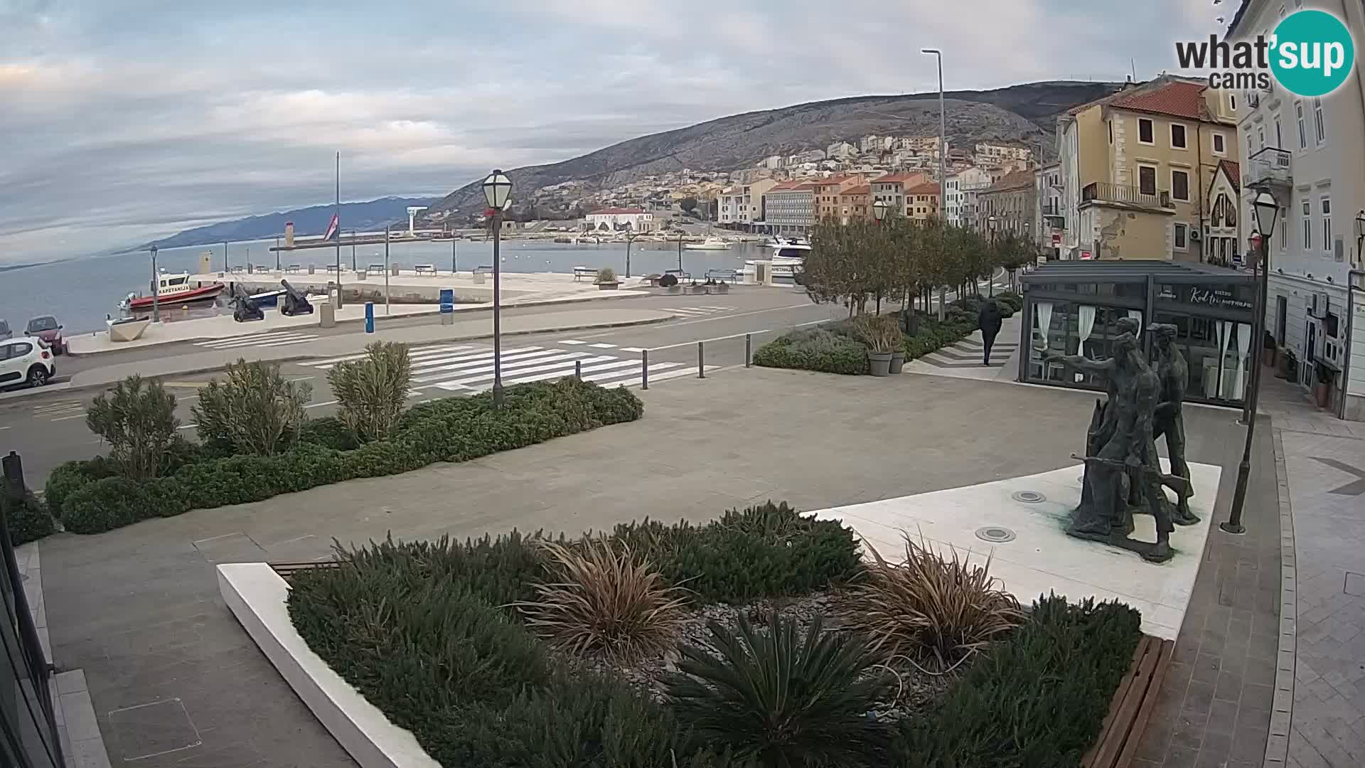 Live webcam Senj riva – seafront – Croatia