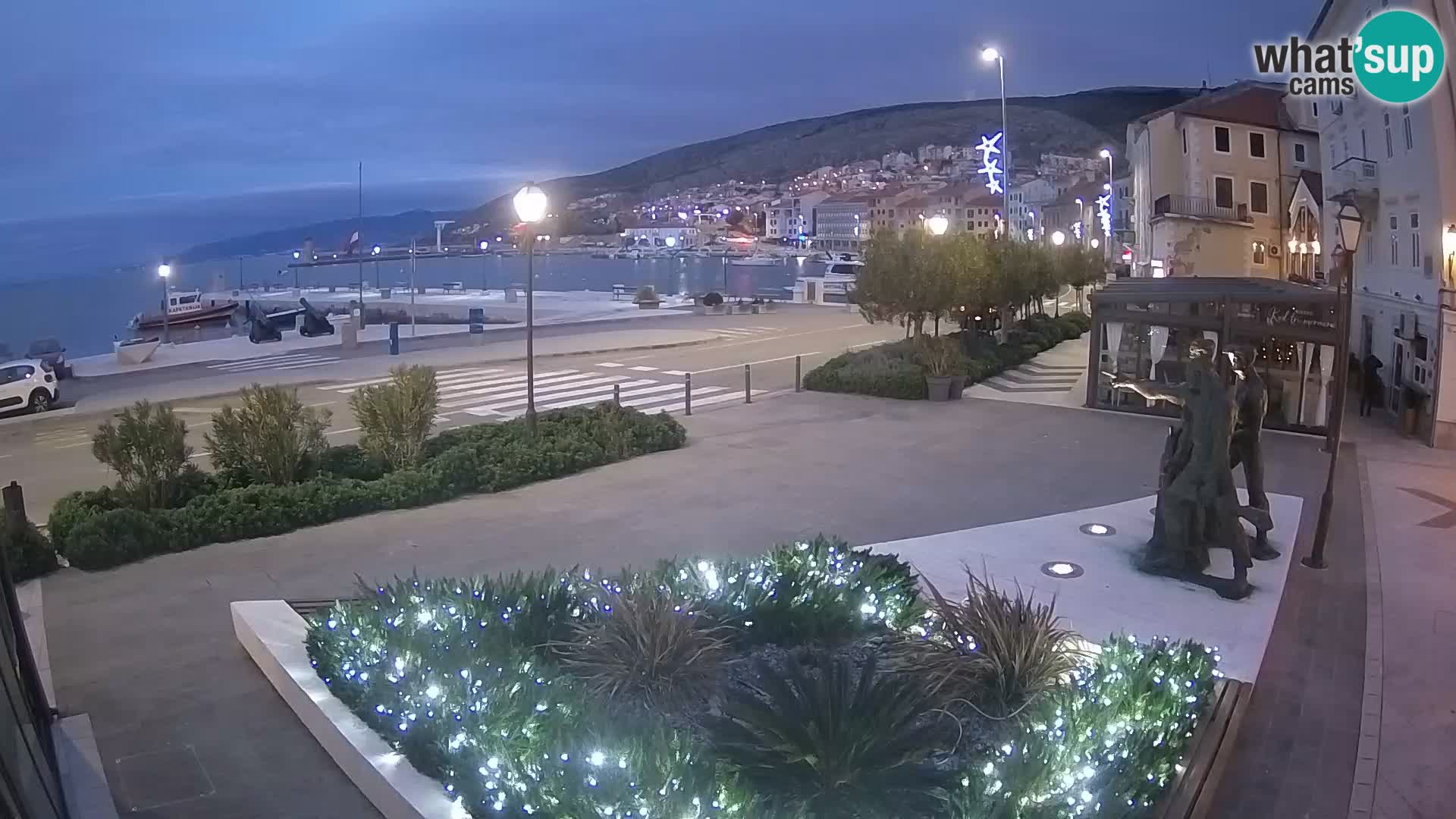 Live webcam Senj riva – fronte mare