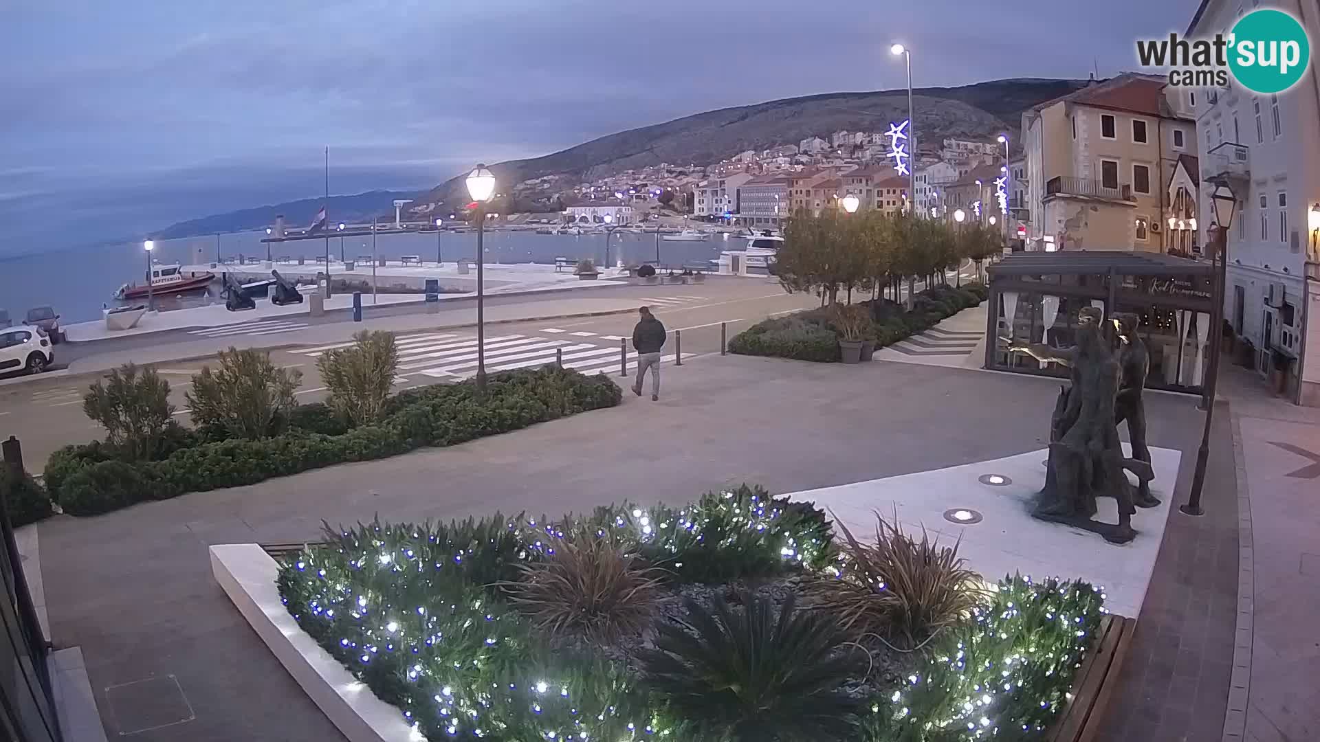 Live webcam Senj riva – fronte mare