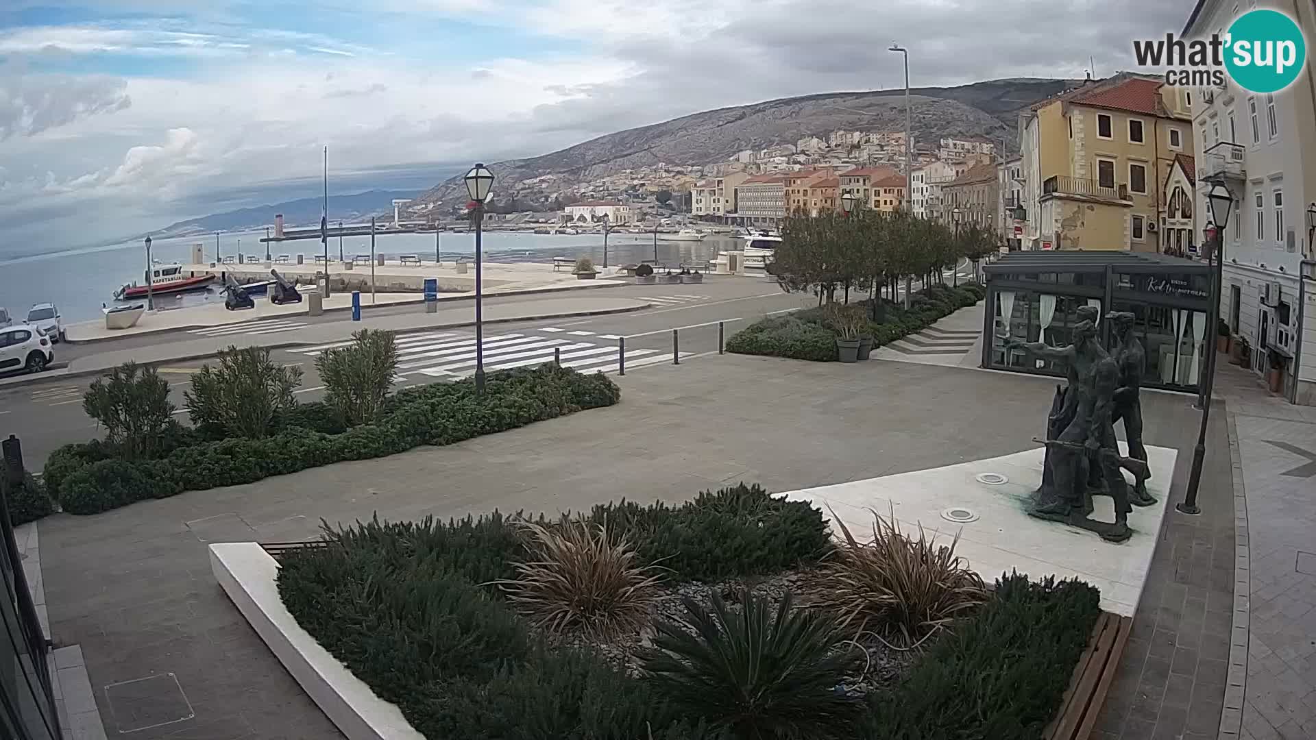 Live-Webcam Senj Riva – direkt am Meer – Kroatien