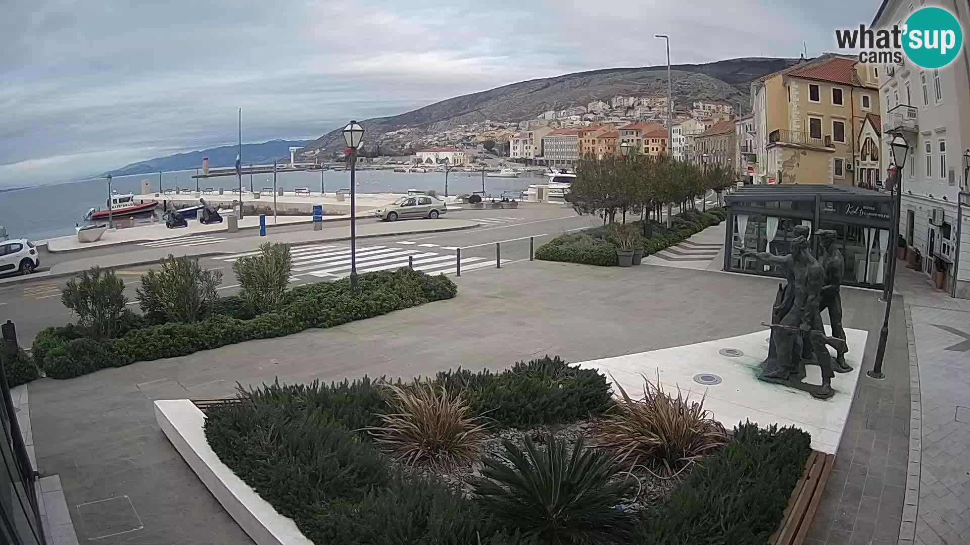 Live webcam Senj riva – fronte mare