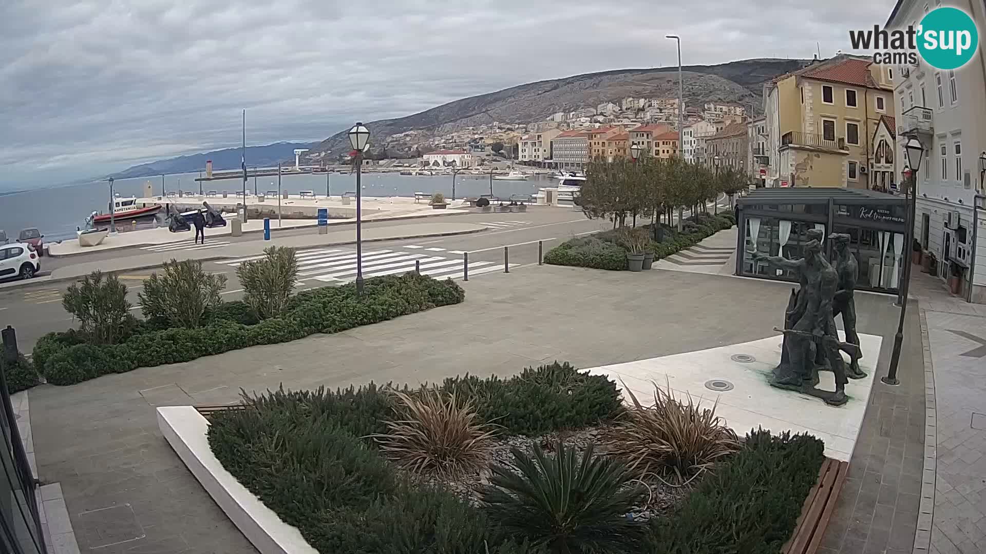 Live-Webcam Senj Riva – direkt am Meer – Kroatien