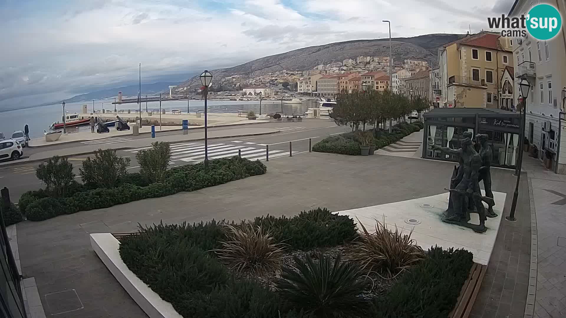 Live webcam Senj riva – seafront – Croatia