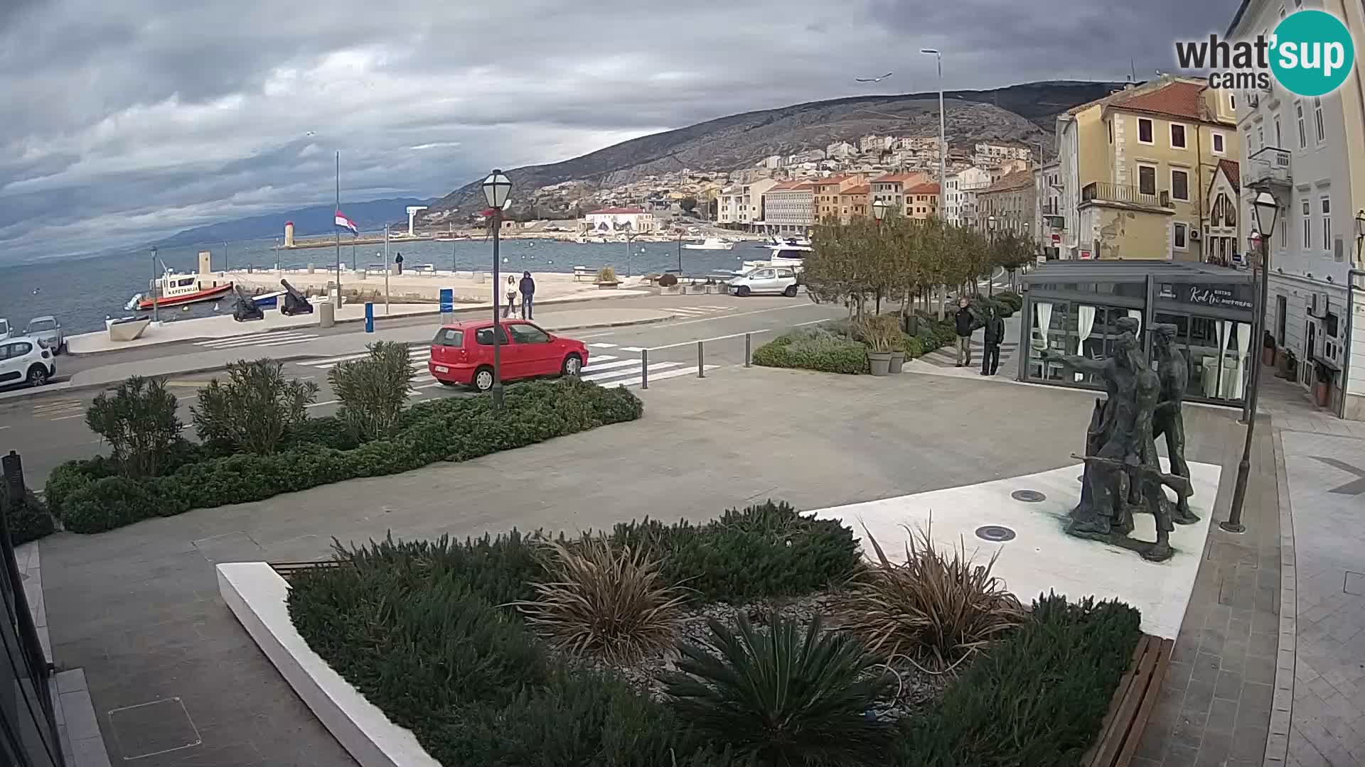 Live webcam Senj riva – seafront – Croatia