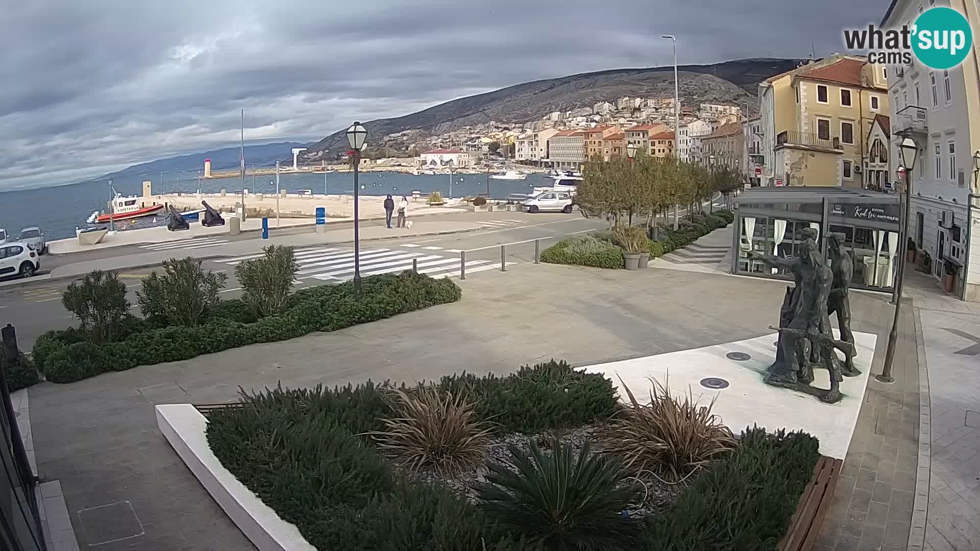 Live-Webcam Senj Riva – direkt am Meer – Kroatien