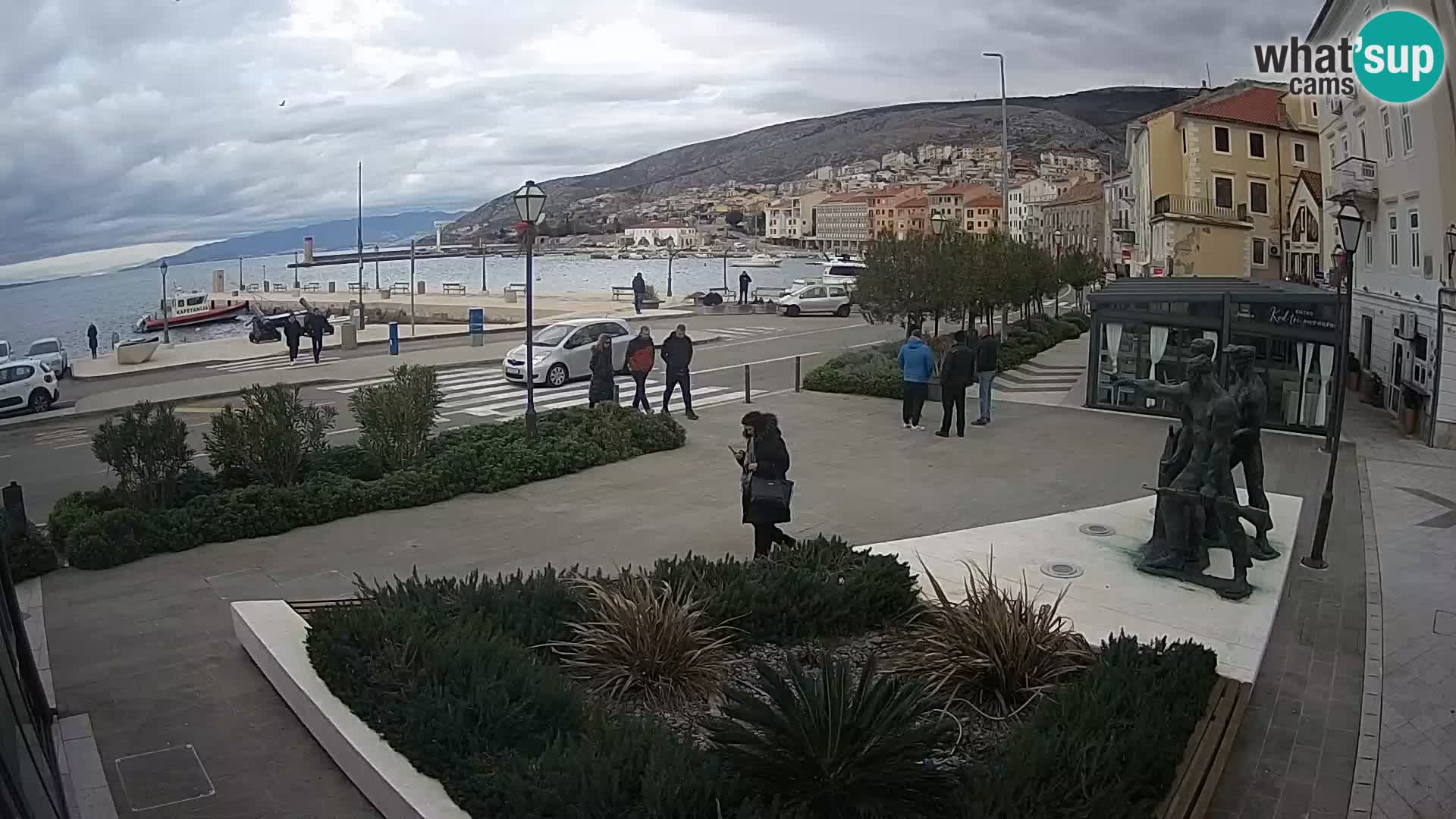 Live-Webcam Senj Riva – direkt am Meer – Kroatien