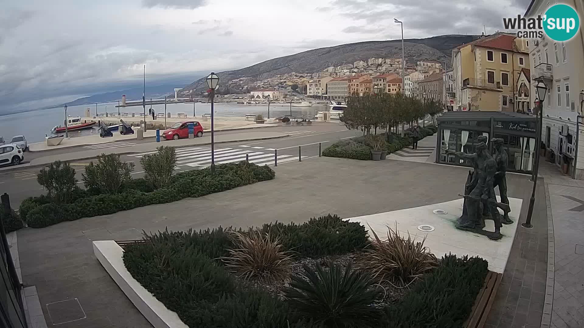 Live-Webcam Senj Riva – direkt am Meer – Kroatien