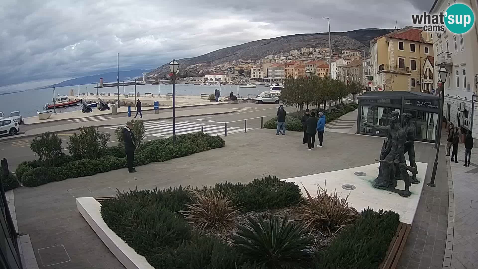 Live webcam Senj riva – seafront – Croatia