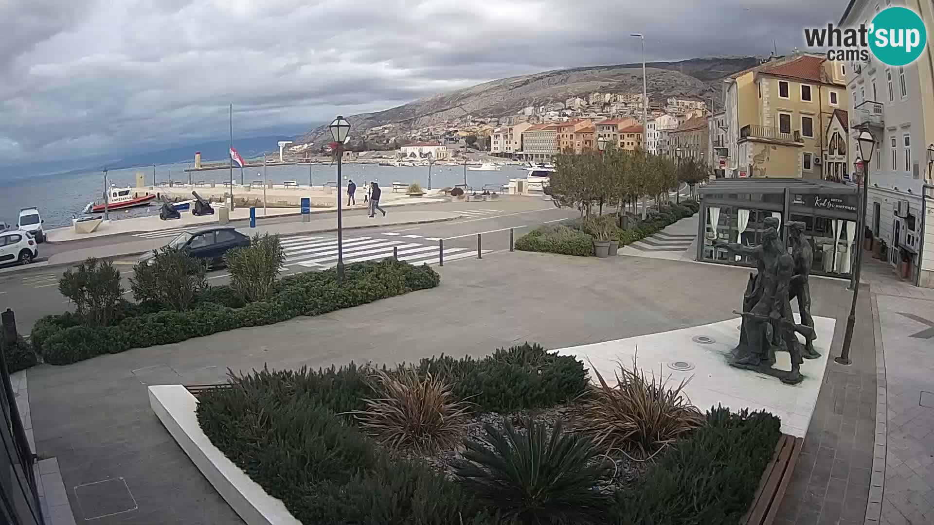 Live-Webcam Senj Riva – direkt am Meer – Kroatien