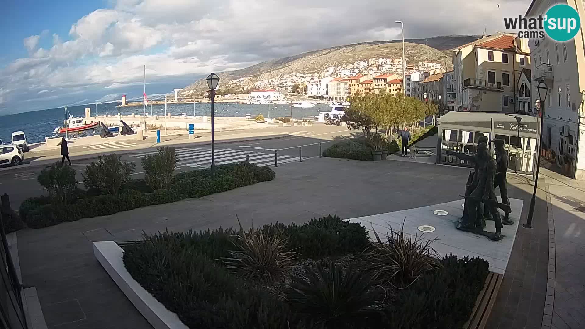 Live webcam Senj riva – fronte mare