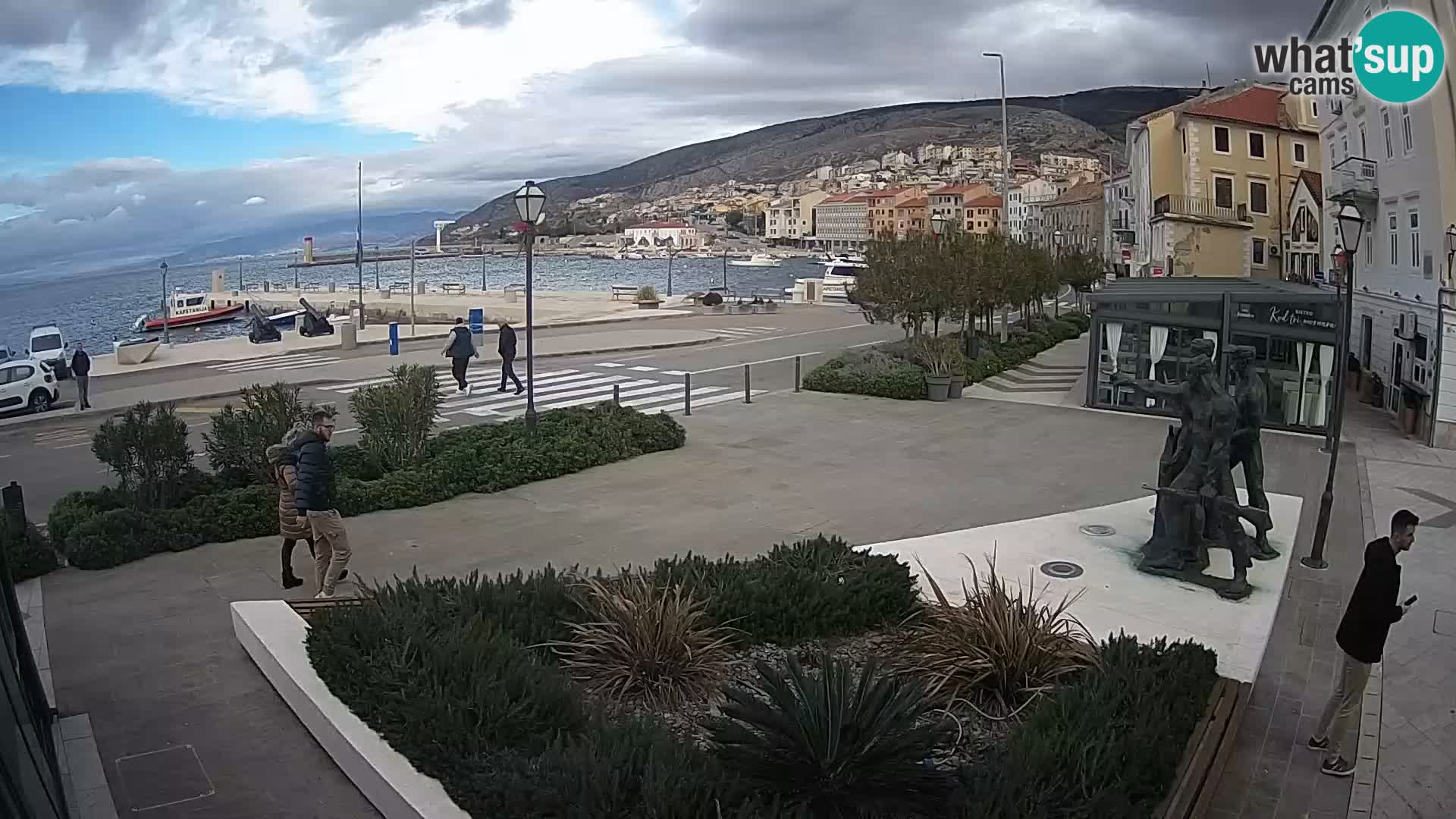 Live-Webcam Senj Riva – direkt am Meer – Kroatien