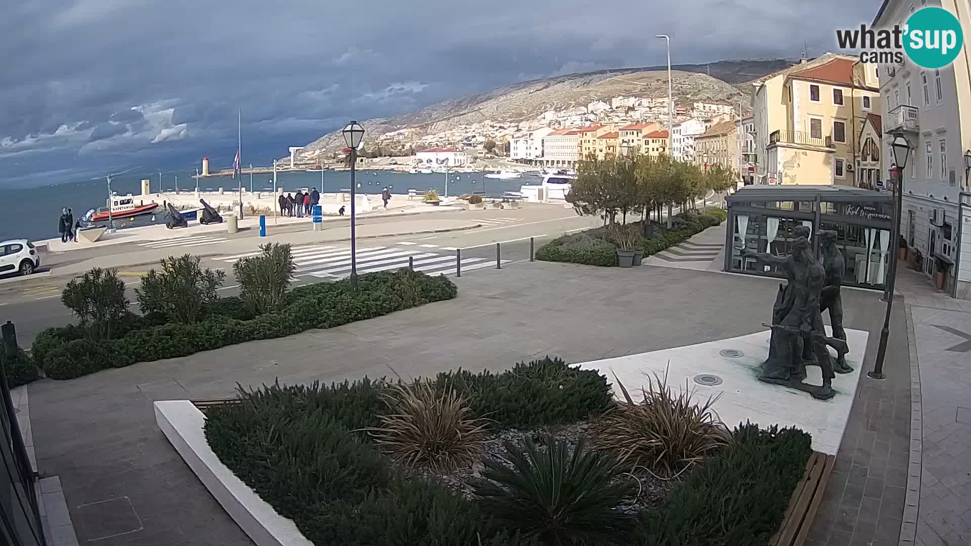 Live-Webcam Senj Riva – direkt am Meer – Kroatien