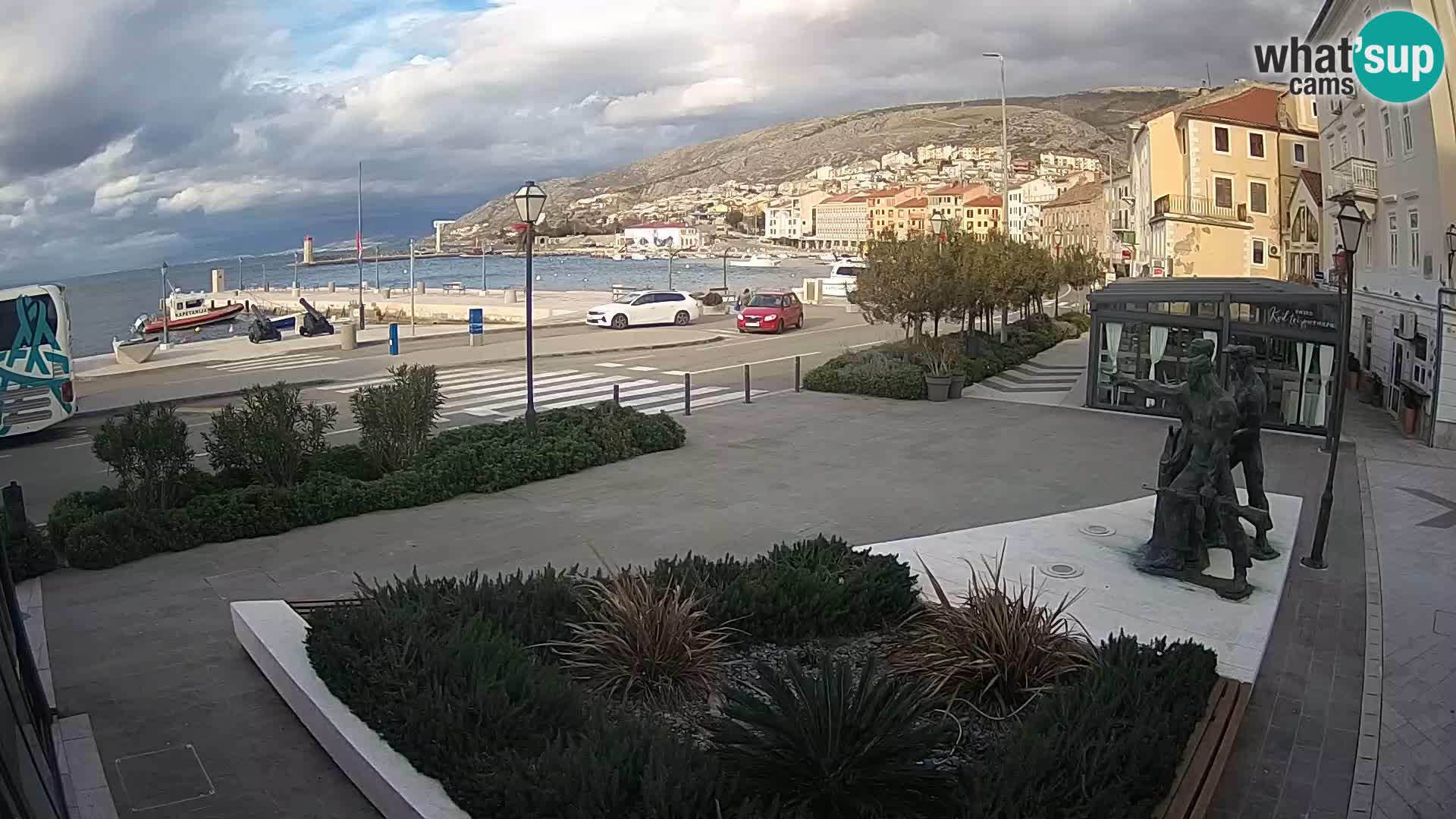 Live webcam Senj riva – fronte mare